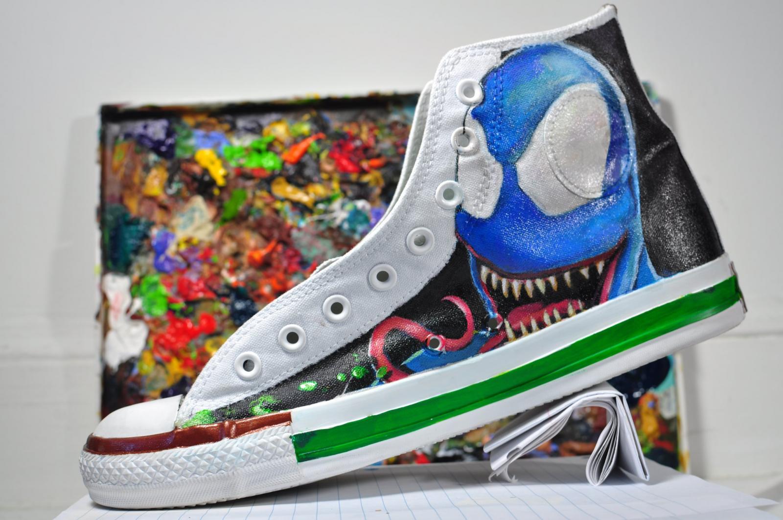 Chuck Taylor shoes hand painted