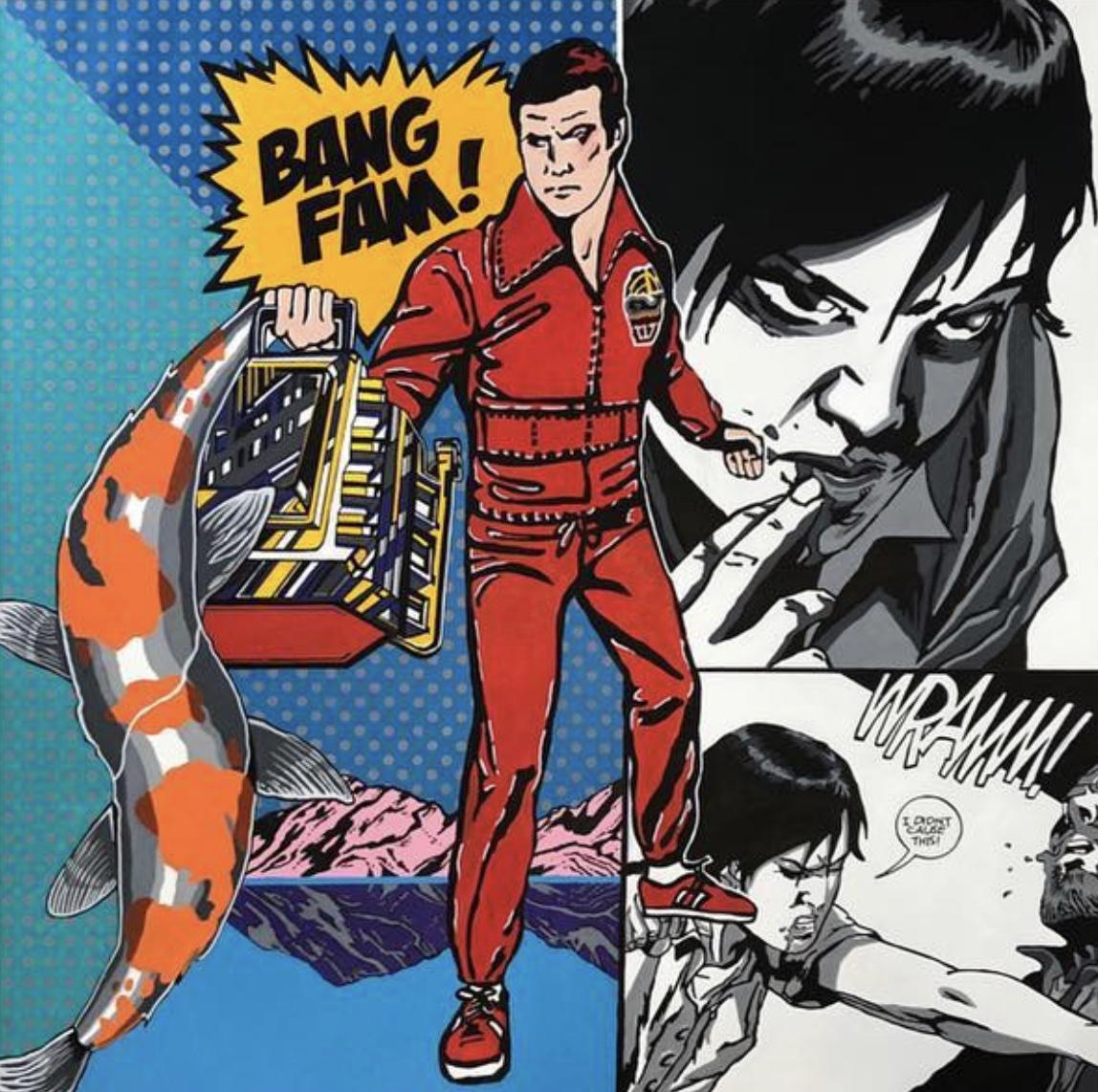 Modern Pop art painting.