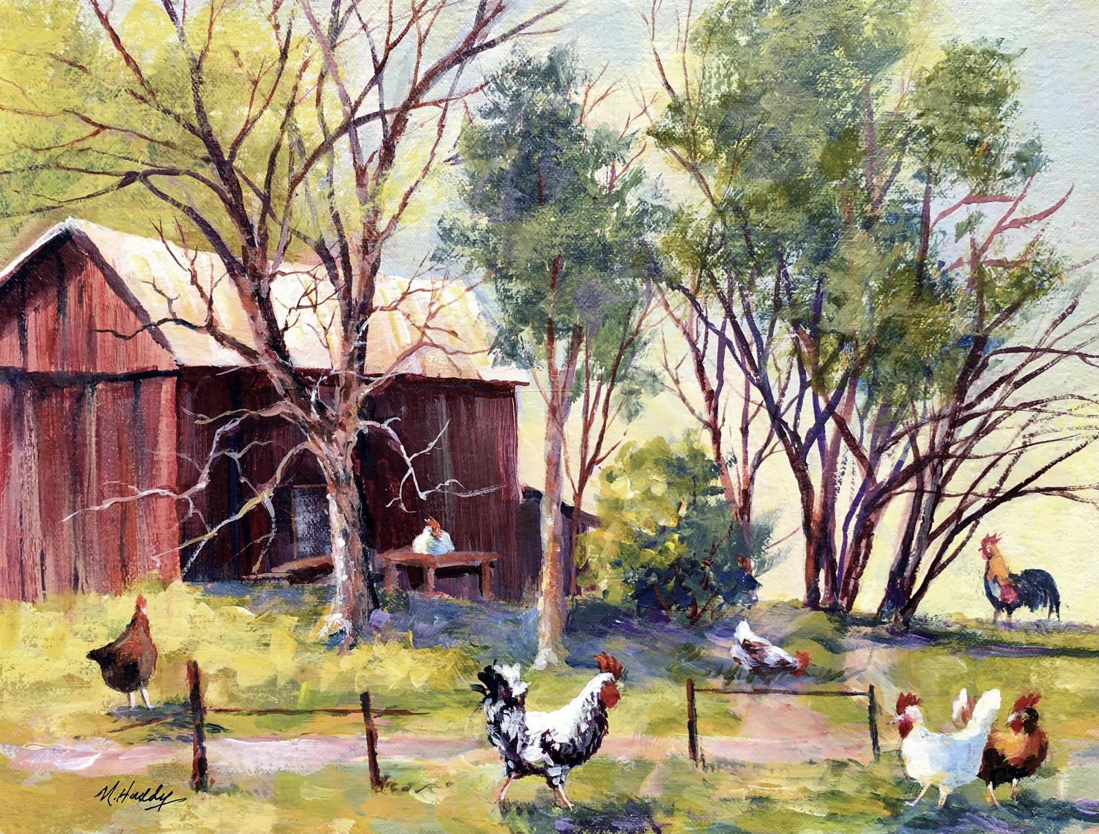 Another painting I did en plein air at Deer Run Farm