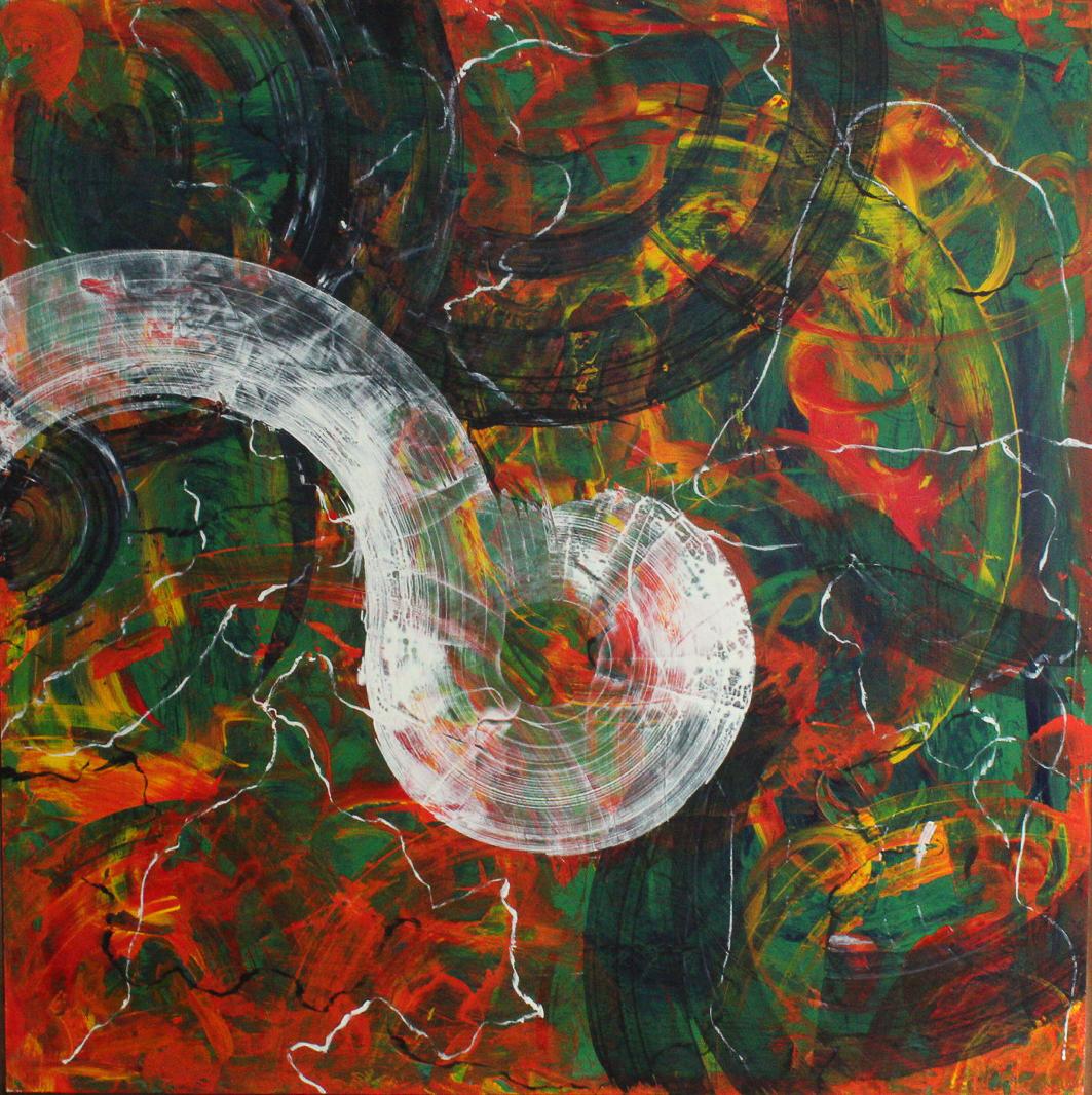 This painting is part of the Poetics Series and is accompanied by a poem that was inspired by it.