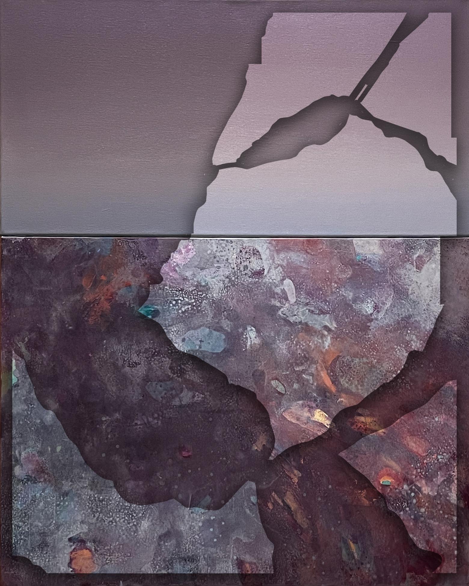 Trompe l'oeil representation of fragments from Conservation series