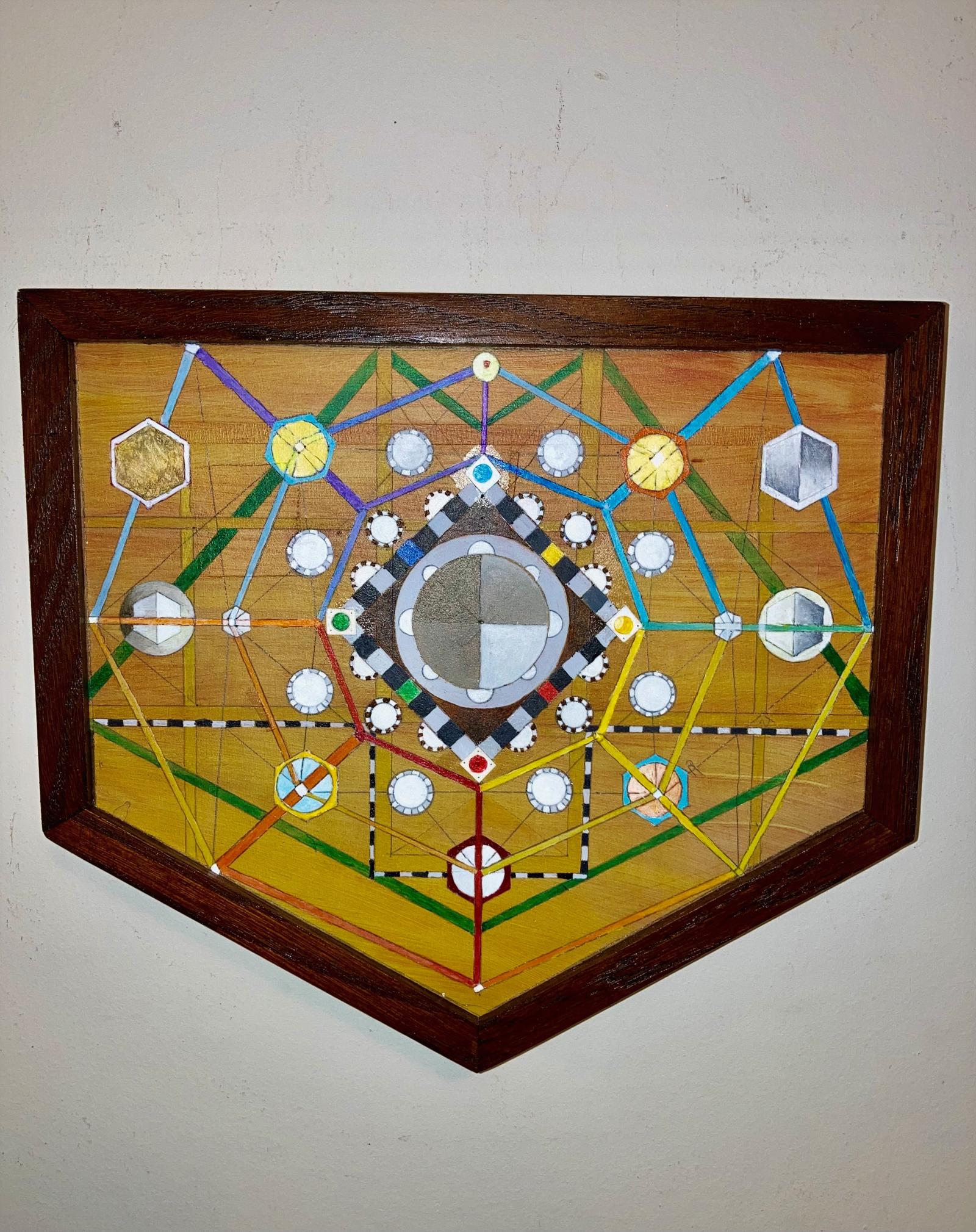 The myriad of information, incidental interactions and the occasional nuances of life are hidden from us in plain view. This object represents the path we have traversed as well as that which lies before us almost devoid of time. A road map of the ethereal.