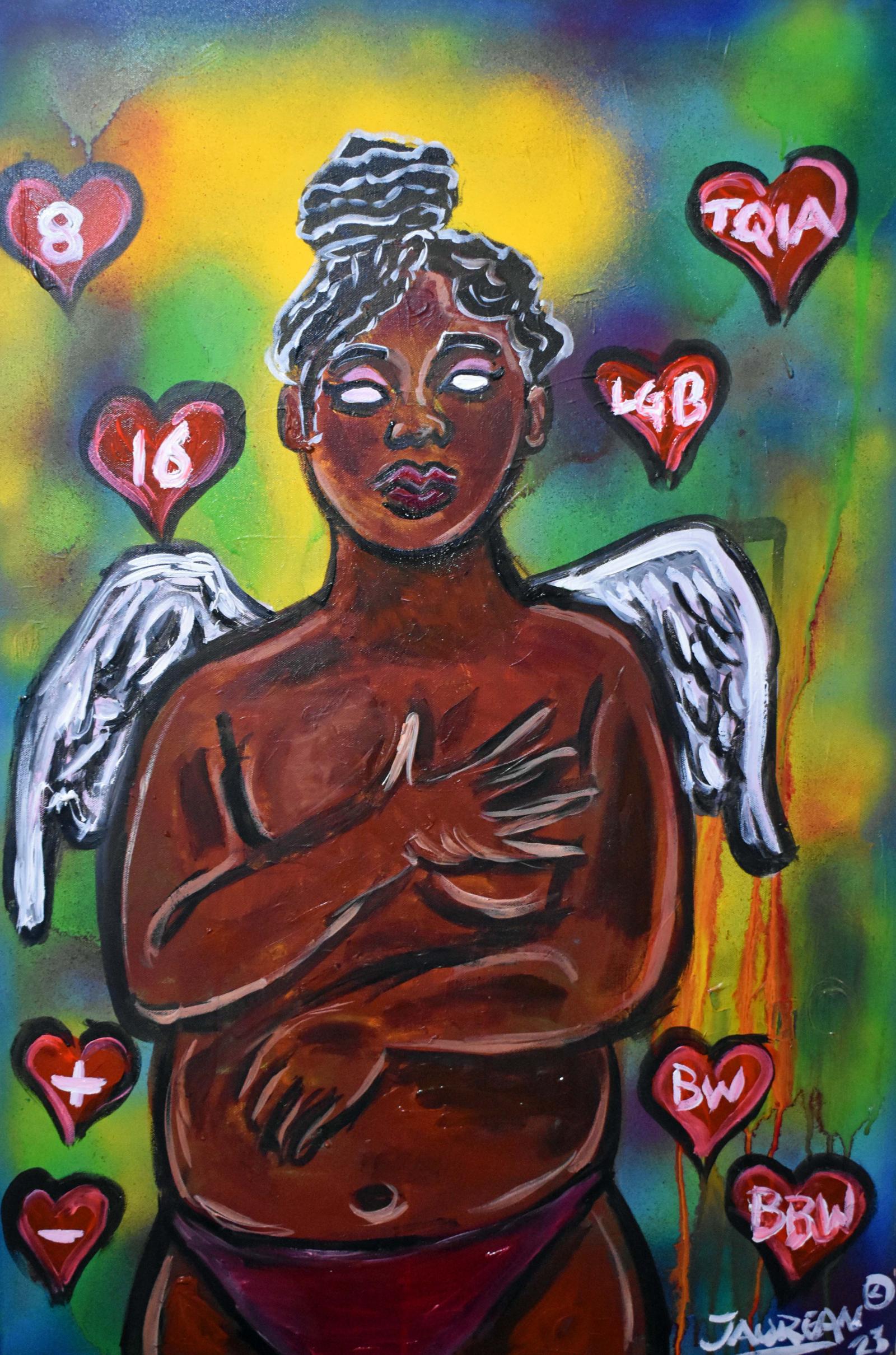Image about self-love and embracing your own skin.
