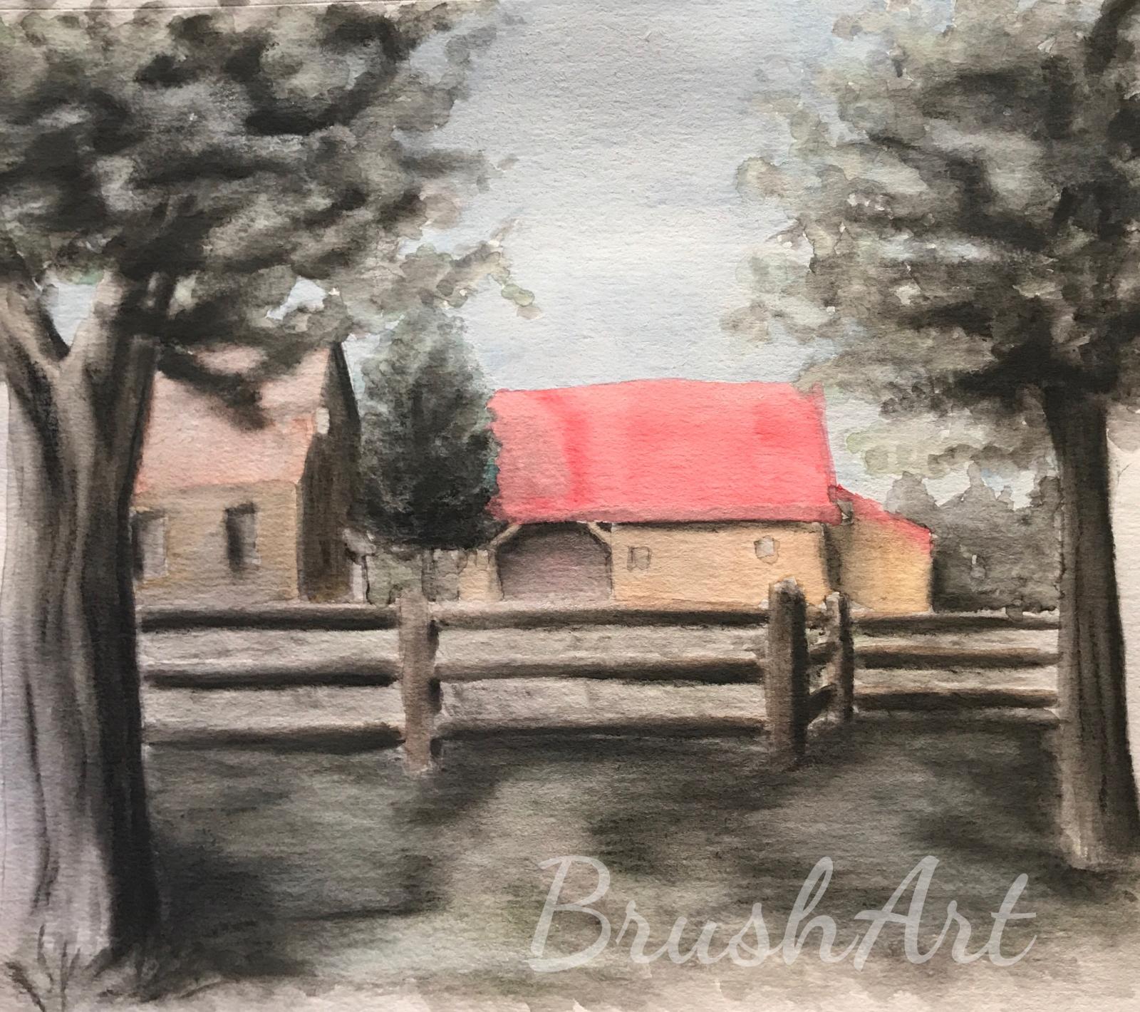 Mixed media on paper