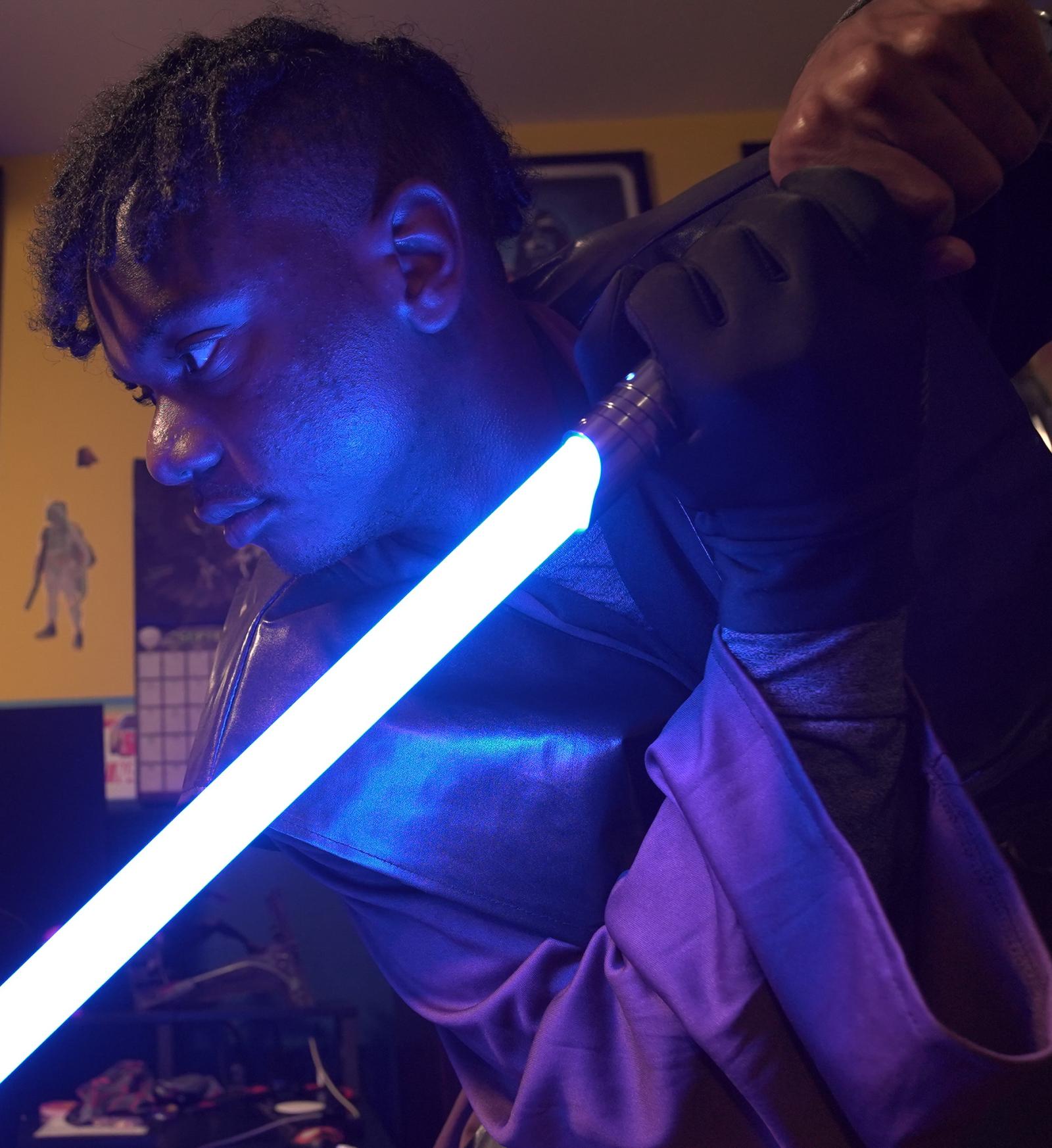 Self Portrait of me in Jedi Knight robes