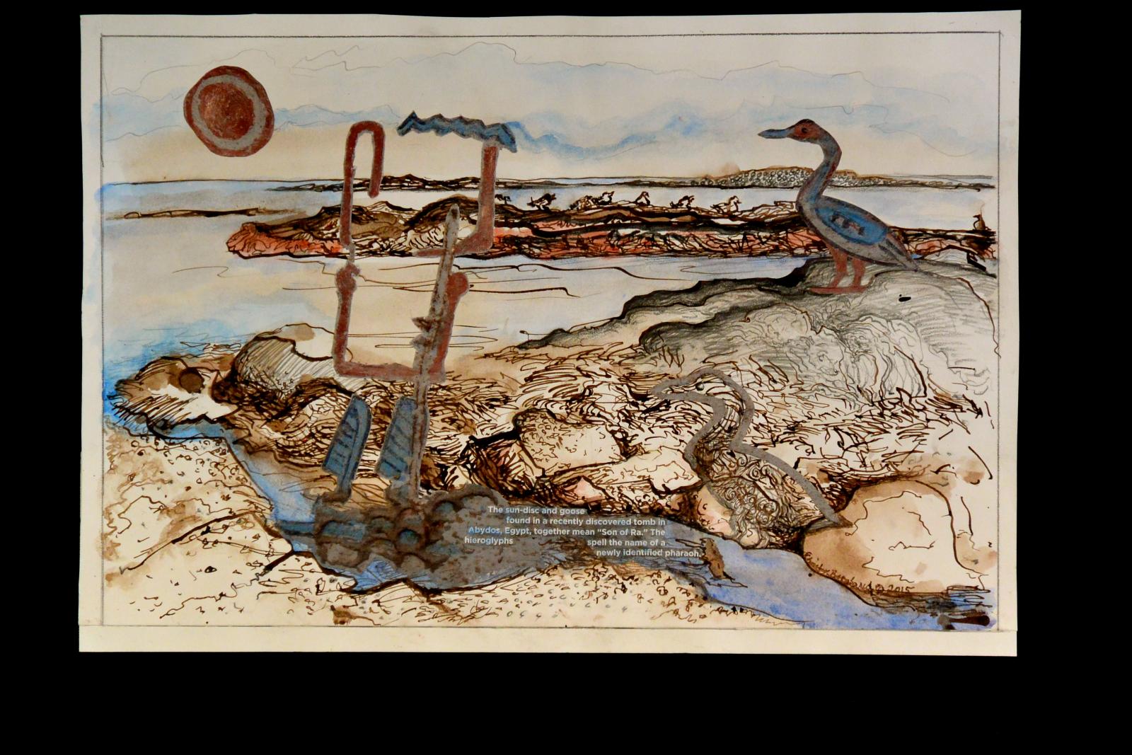 colllaborative art history and plain-air drawing