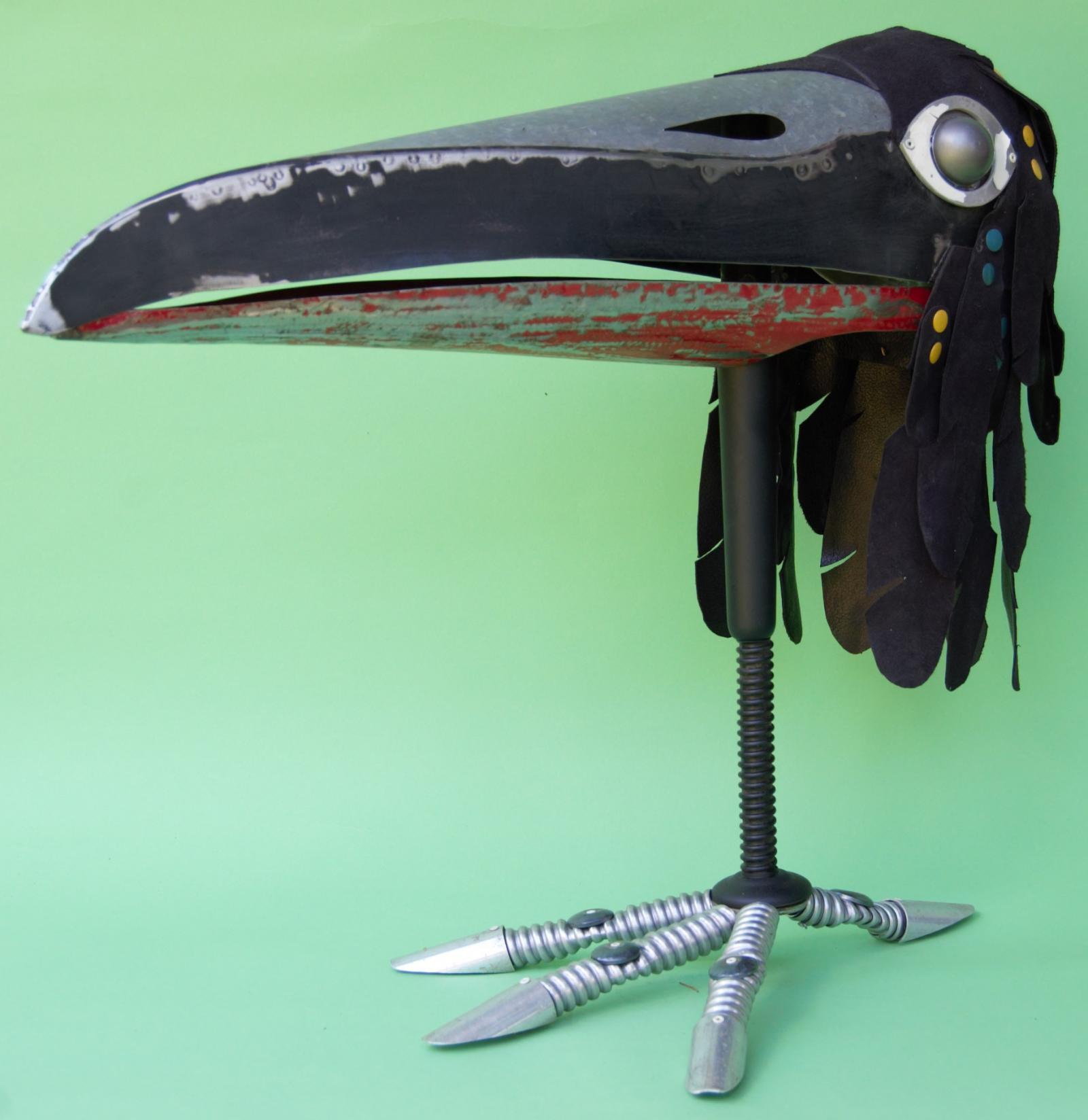 A contemporary interpretation of a ceremonial mask.