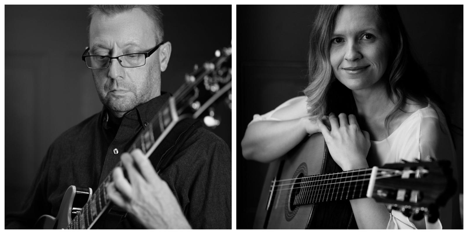 Guitarists Danny Webber and Candice Mowbray