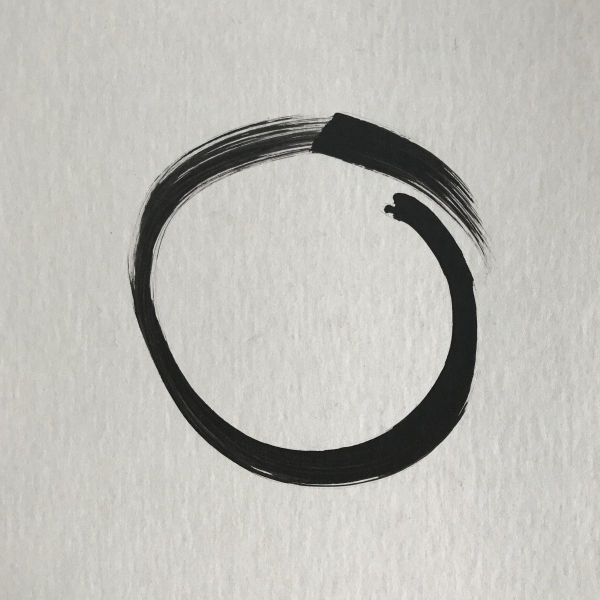Enso - Zen Circle Minimalistic Black and White
Painting - Ink on Paper