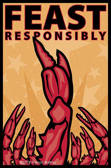 Poster work created to expose the over fishing of the Maryland Blue Crab and to encourage people to get involved and support the crabs recovery