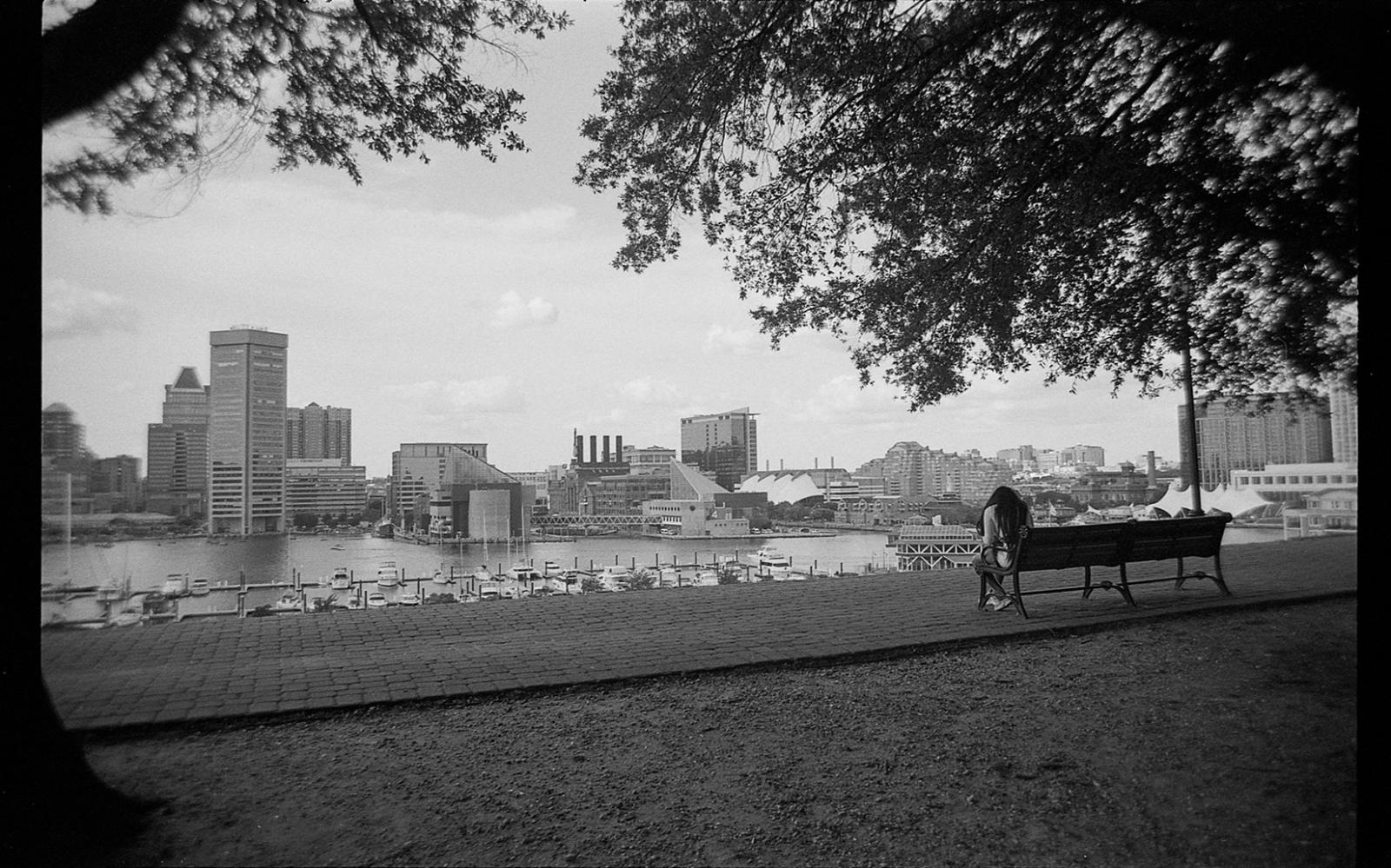 "Fed Hill Chill" was shot on 35mm black and white film. 8"x10" high-quality inkjet print. Open edition.