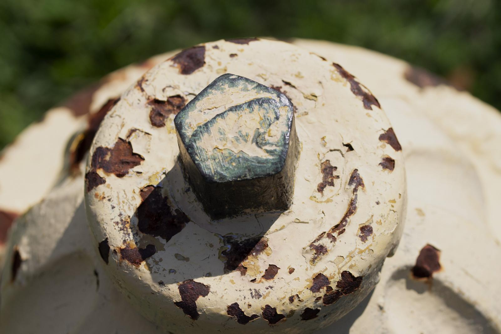 zoomed-in digital photograph of object