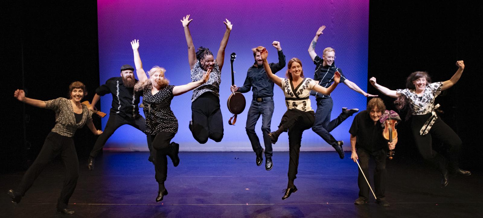 Footworks' Personnel for Theater Shows - Hot Strings and Flying Feet!