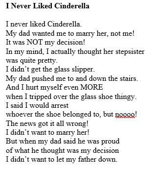 3rd grade student poem, Northfield Elementary School, Ellicott City, MD

Mentor Text: "Mirror, Mirror: A Book of Reversible Verse" by Marilyn Singer