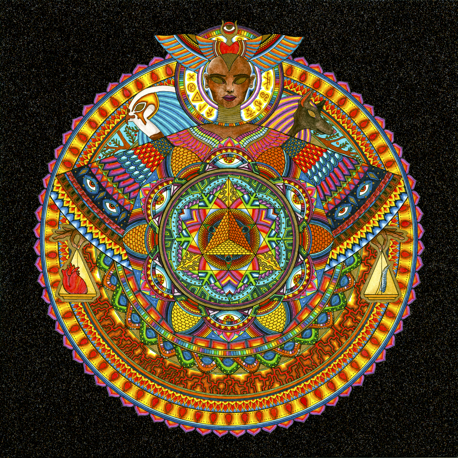 Symbolizing the sacred tradition of knowledge-keeping through untold generations, whether through ancestral lineages or by means of mystery schools, “Gatekeeper” speaks volumes in no language we can fully comprehend.