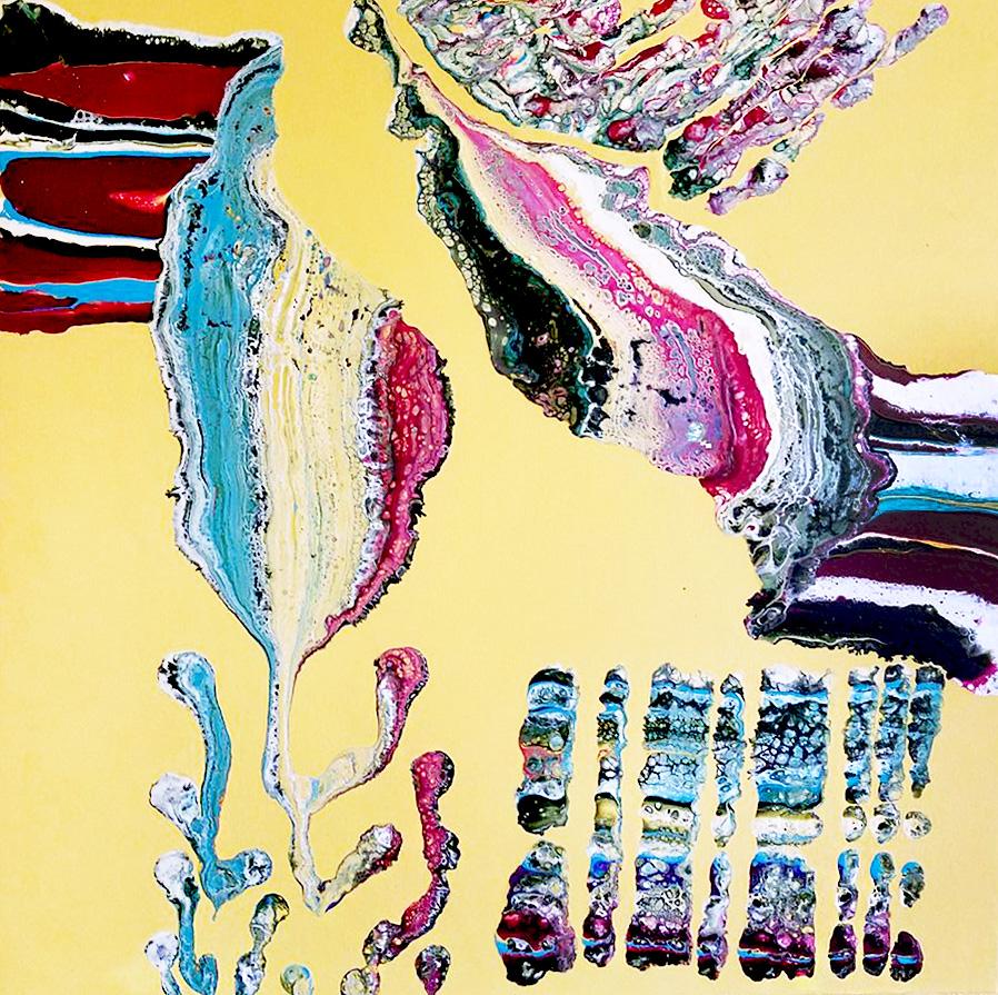 Fluid Acrylic Pouring