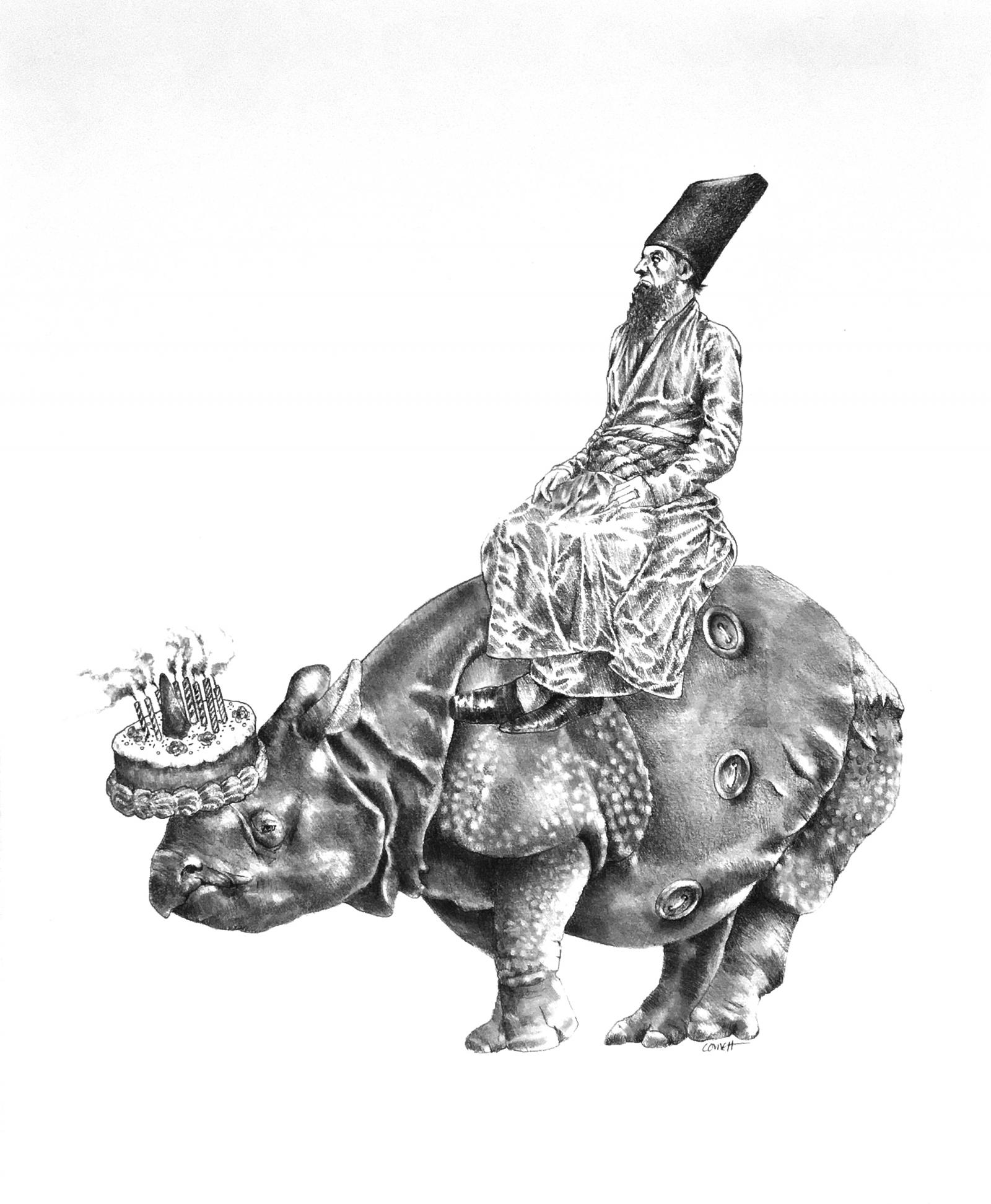 This is one of a series of drawings based on Rudyard Kipling's Just So Stories.