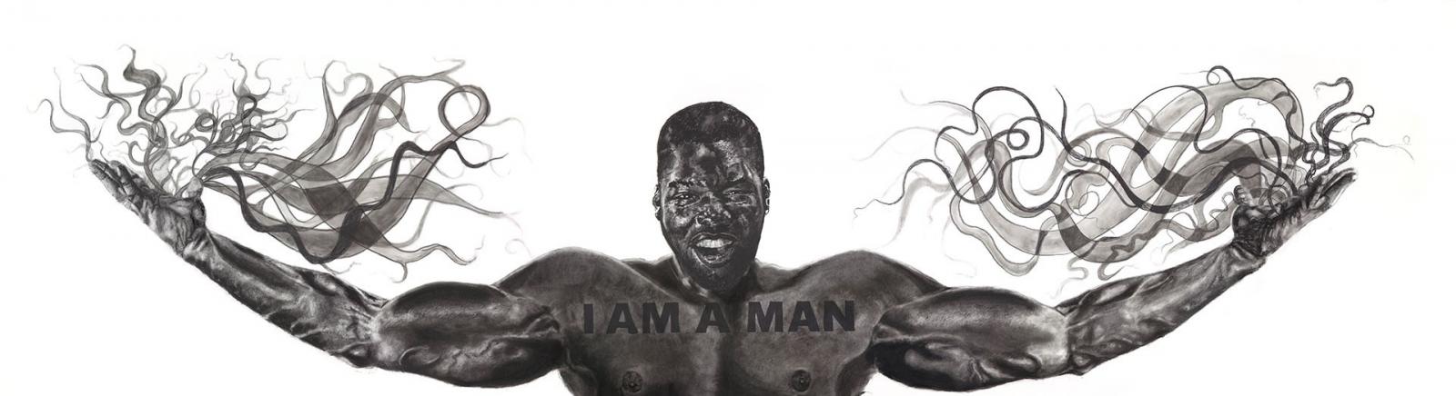My modernization of the 1970's" I AM A Man" image