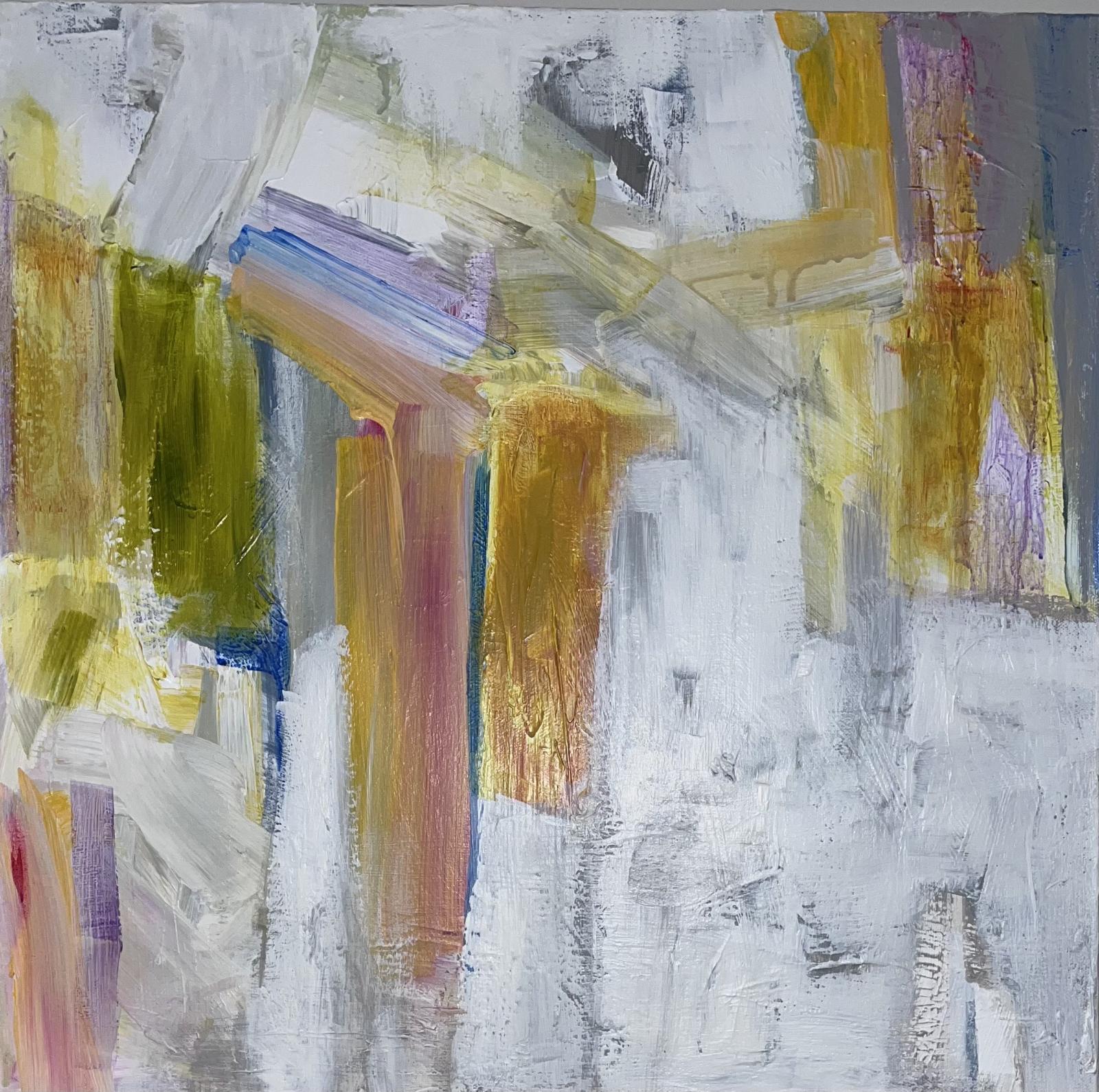 Abstract painting on canvas