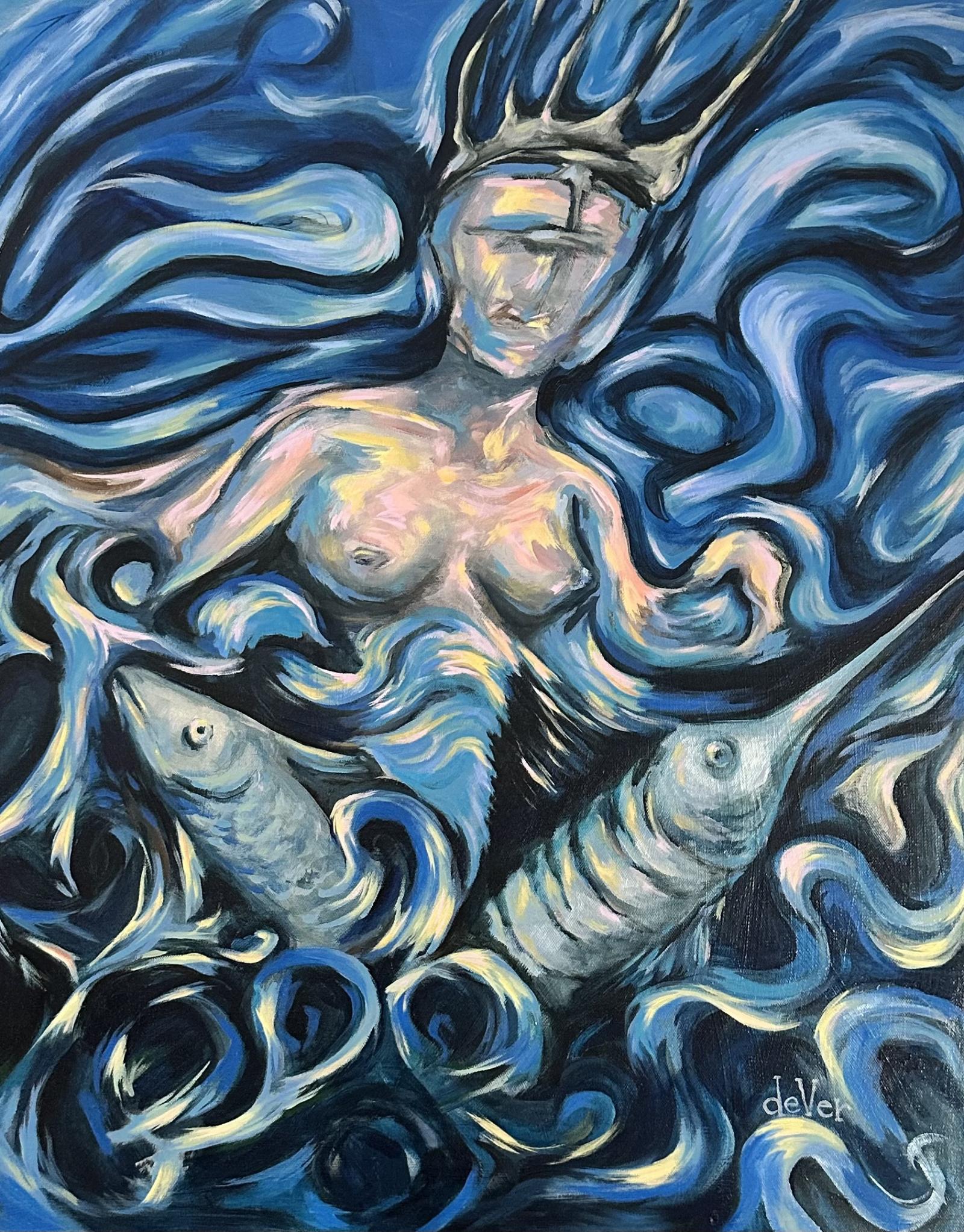 This is a piece from my next show in April at 3Ten Art Gallery in Cambridge, MD. It is about the journey of my soul over the years. The Subliminal State Show is a journey of my minds eye and how my soul is connected to my surroundings.