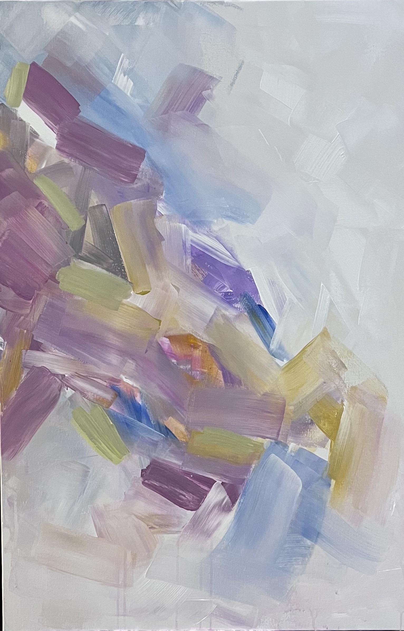 Abstract painting on canvas