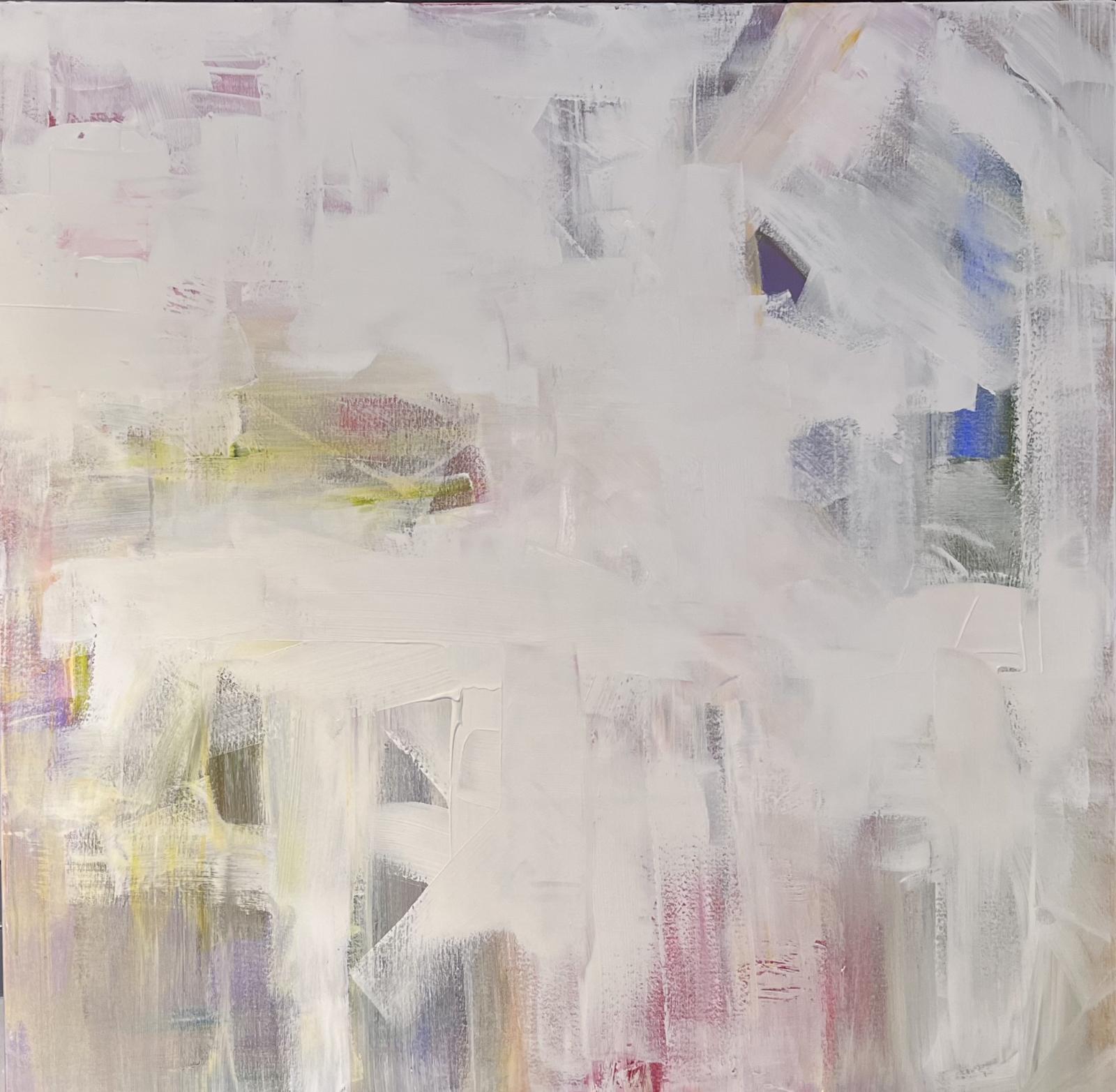 abstract painting on canvas
