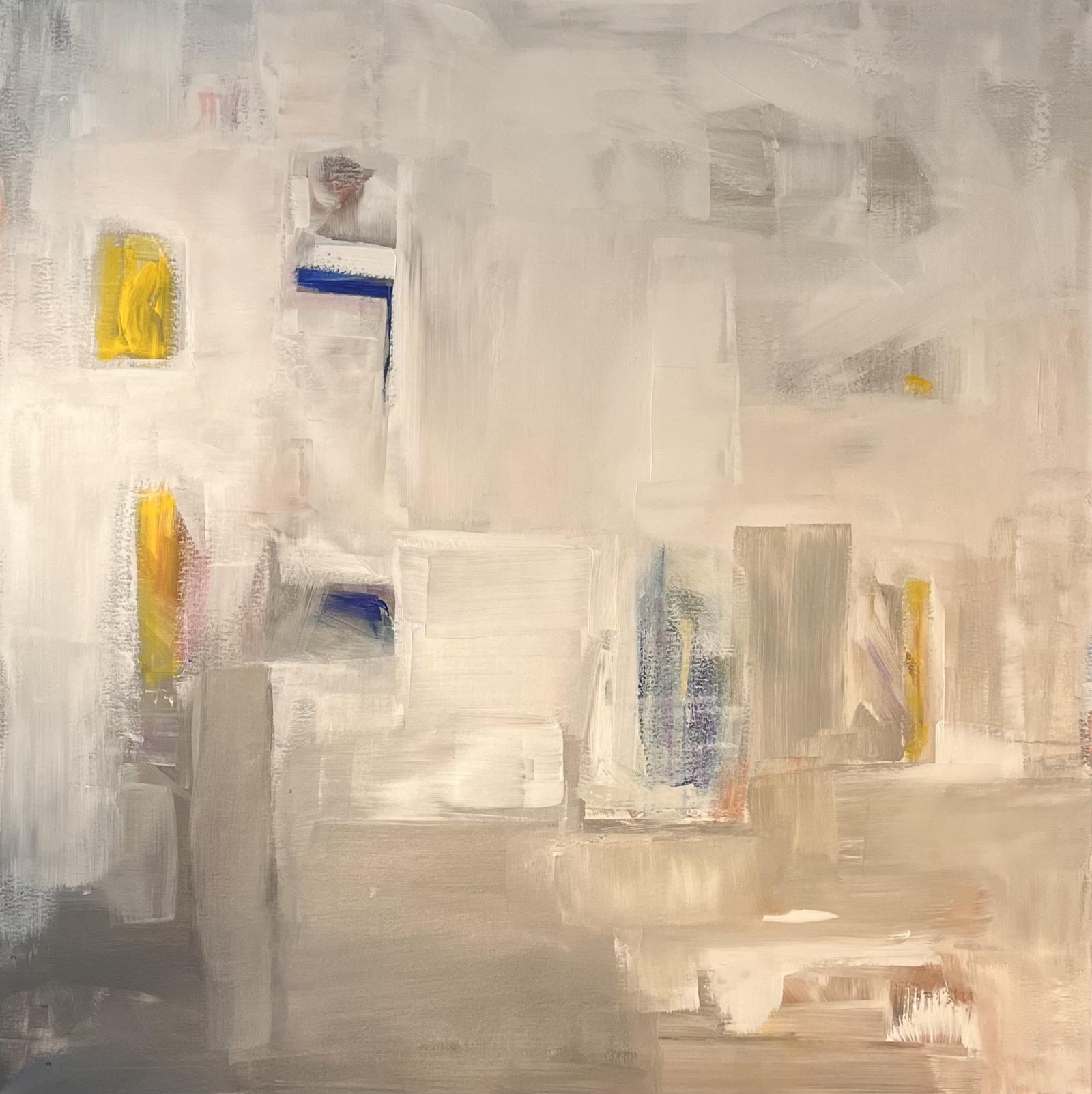 abstract painting on canvas