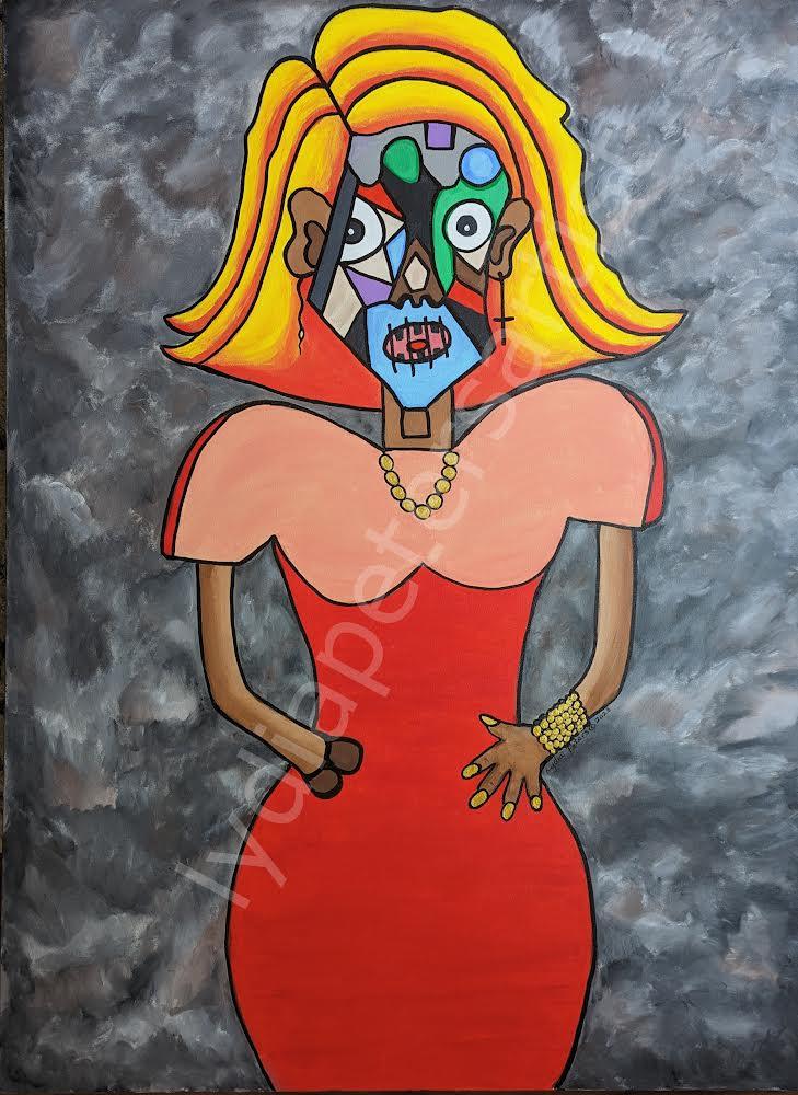"La Diablesse / Lajabless is a character in Caribbean folklore. It’s a human woman usually having an attractive body and clothing but a hideous face which she keeps hidden.
She has one human foot and one cow hoof. She lures males into the forest so that they get lost and can never find their way back so they end up dying either by getting eaten by a wild animal or by some other gruesome means."