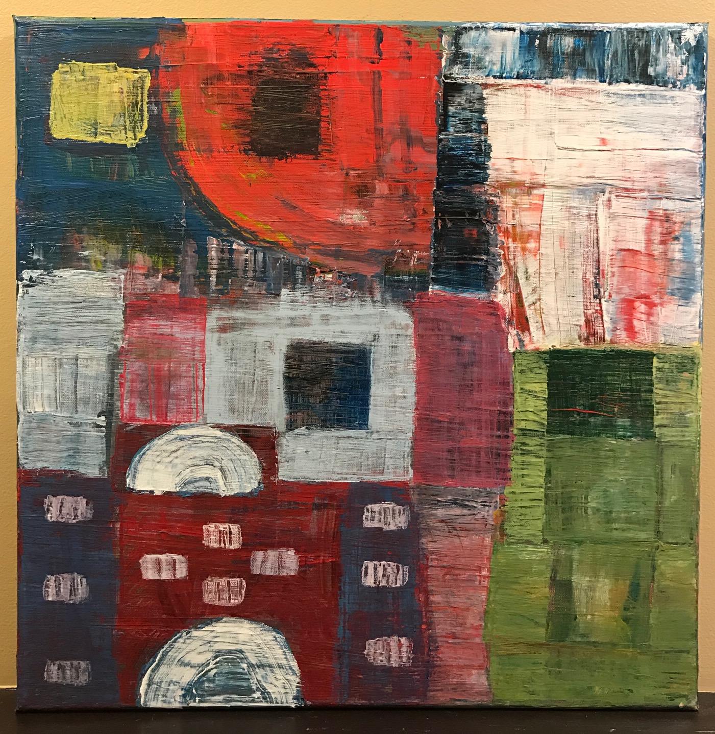 Abstract acrylic on canvas