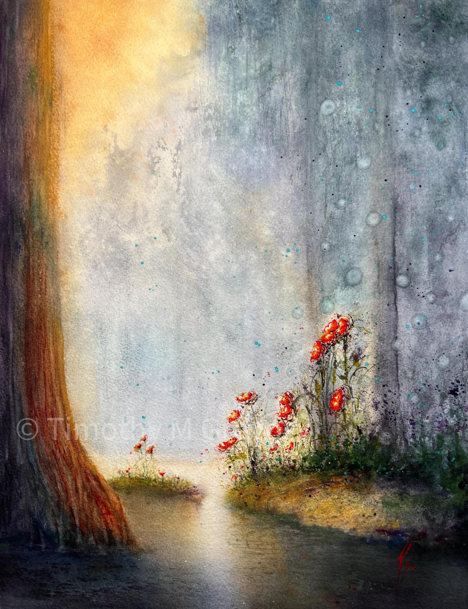 Watercolor on Arches rough paper