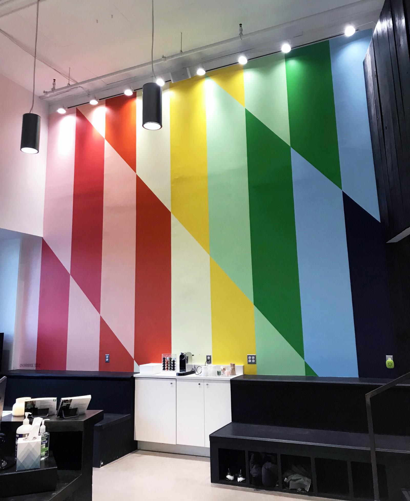 Custom mural for Rev Cycle in Baltimore