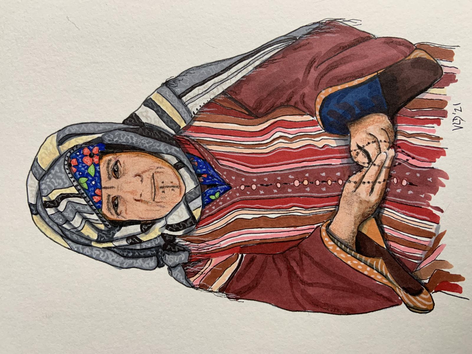 Elderly Berber woman from Algeria (part of a Series on Indigenous Women across the world)