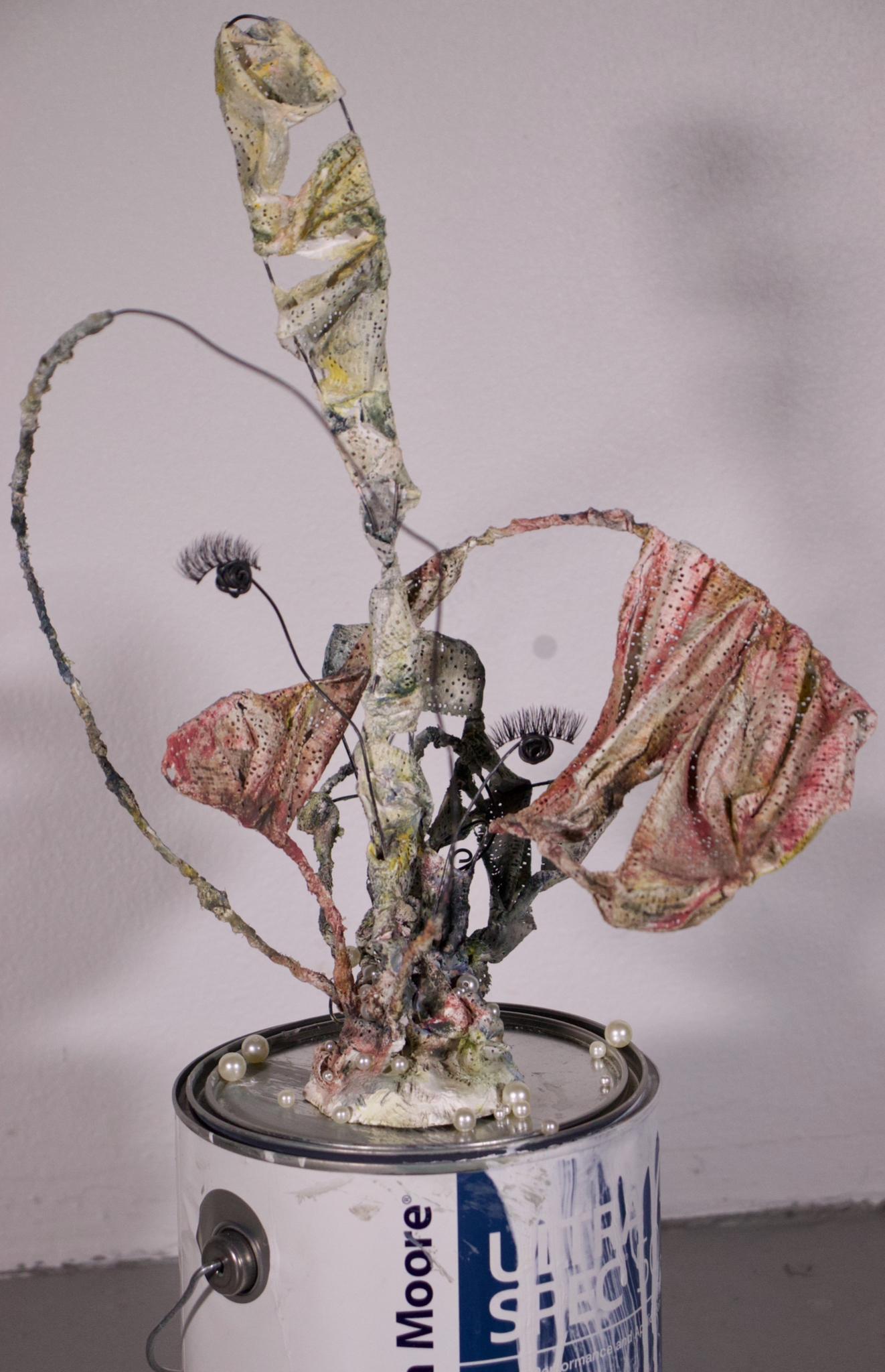 From “You are a beautiful flower, for now.” series. This is a sculpture series that speaks on how female aging is perceived under sick societal obsession towards young pretty women. There is beauty to aging. But do we see it that way? Do we feel it that way? What does it make us feel that way?
