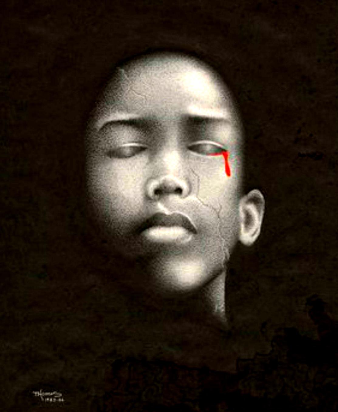 This is a representation of the state of mind we sometimes find ourselves in.