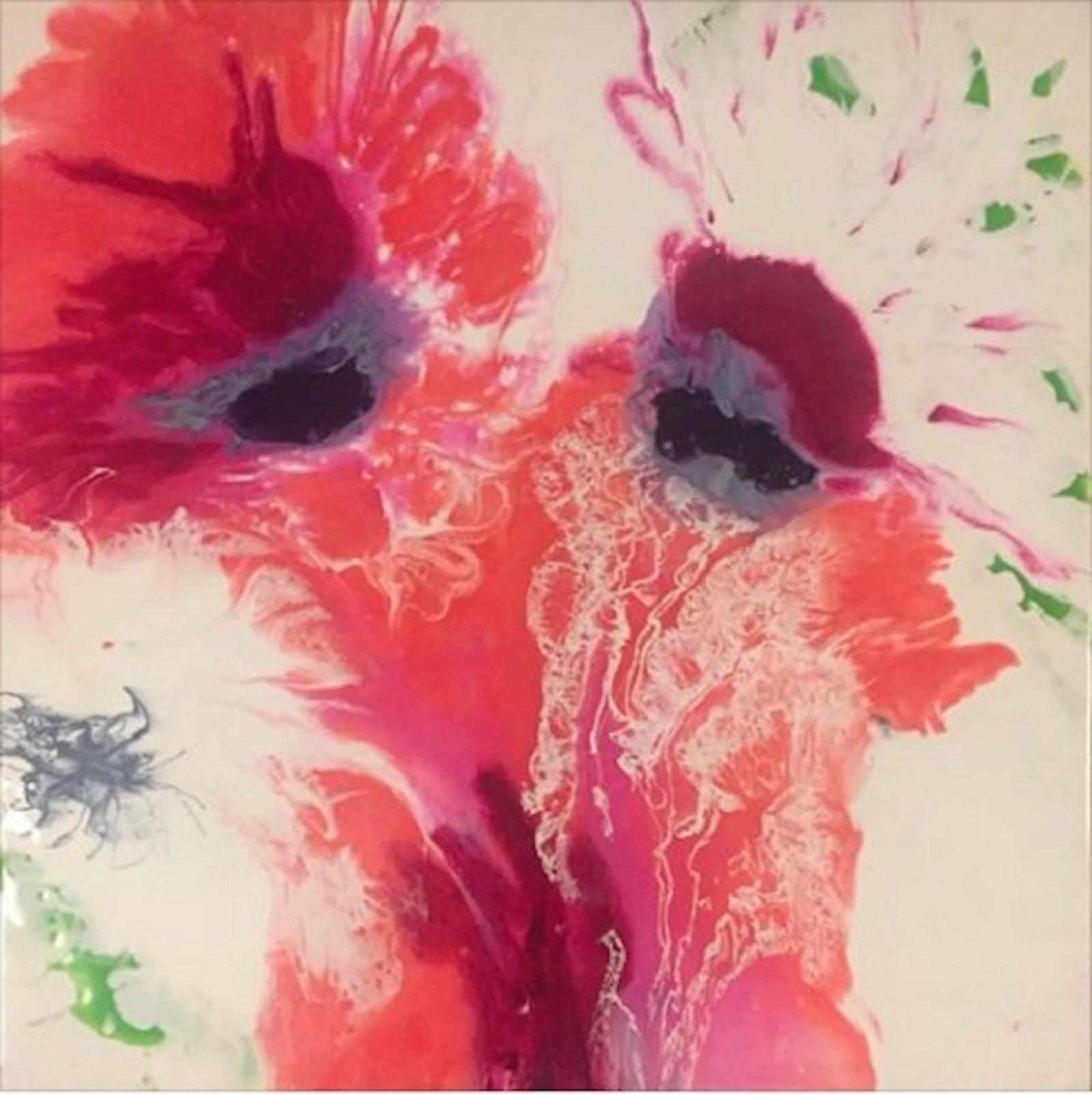 This painting, titled "Impulse," is created with brightly colored resin poured onto a wood panel substrate. It brings beauty and joy to your interior spaces. The original will come ready to hang. Prints can also be ordered with framing and ready to hang on your walls.