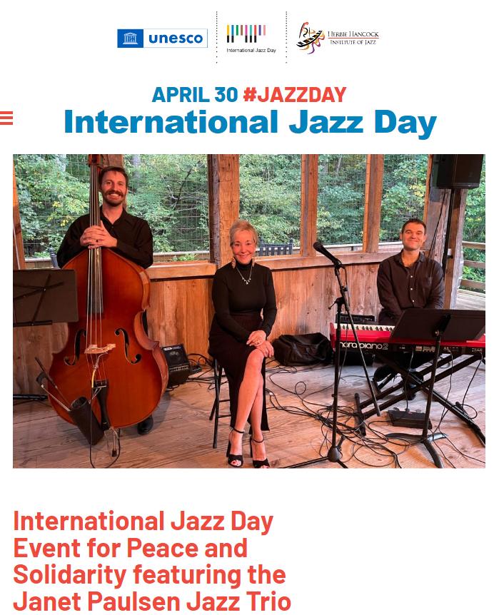 April 30, 2023, Jazz Day Performance at Manor Mill, Monkton, Maryland