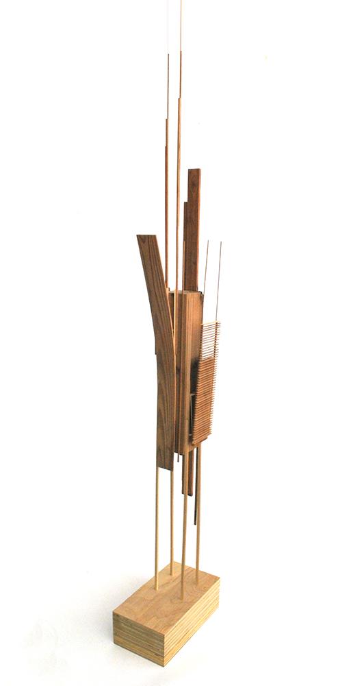 This work began with a fascination with a piece of 4x4 fir lumber that had been discarded in a scrap pile  and my interest in the wabi-sabi or celebrating the imperfection of material I wanted to put the knot front and center. 