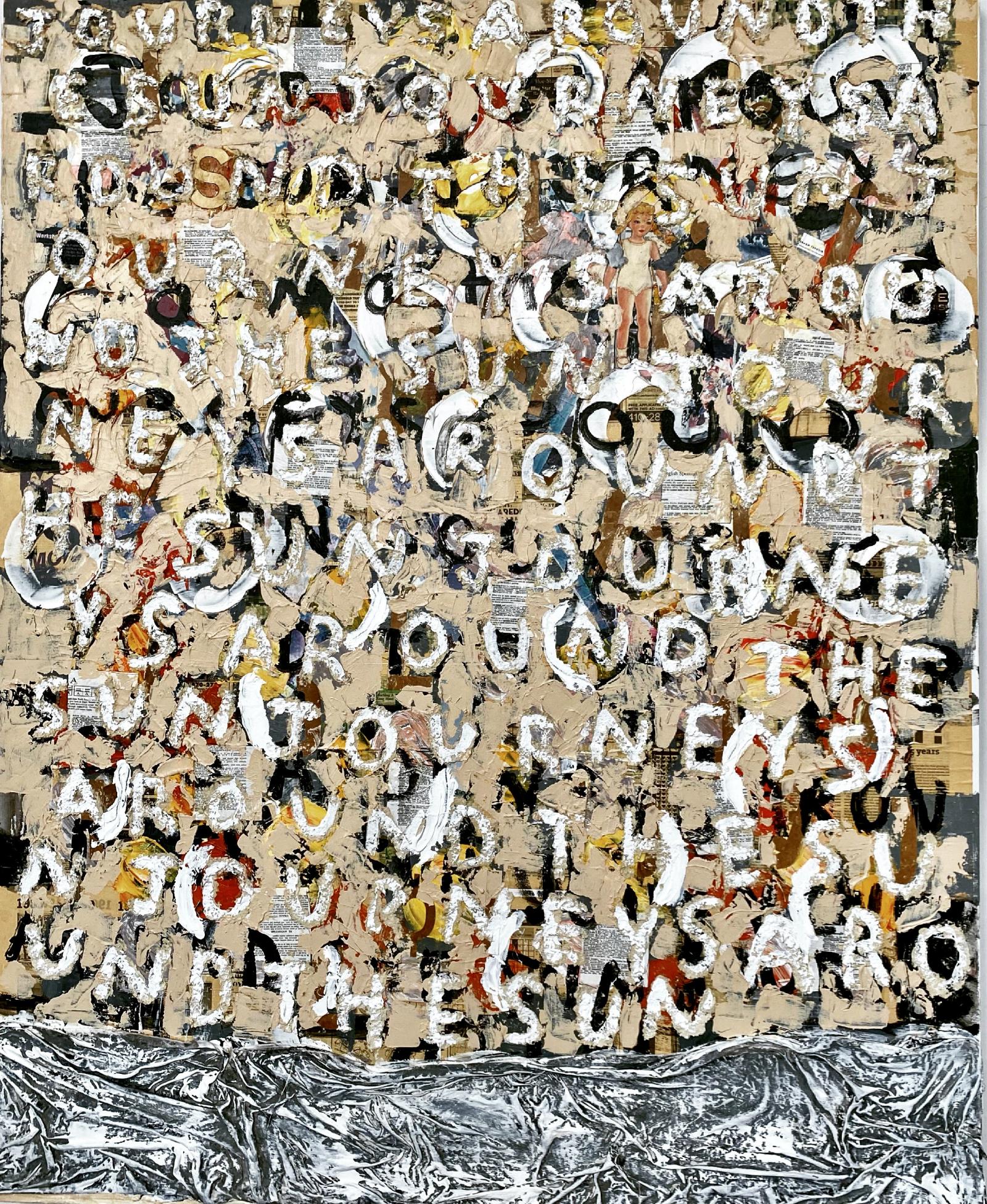 This work is in a body of work done in 2020 and 2021 when time seemed like it was standing still at the speed of light.