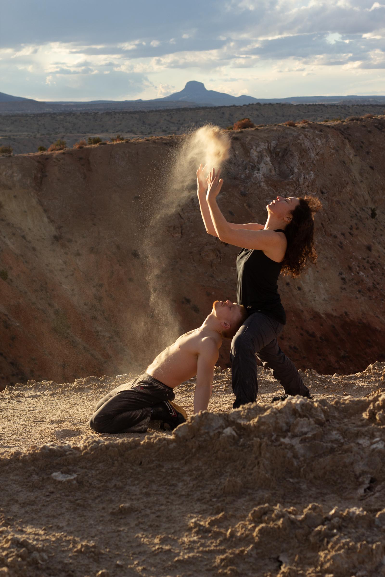 Pictured: Dr. Adrienne Clancy and collaborator Lewis Cooke
Photo by: Pat Berrett