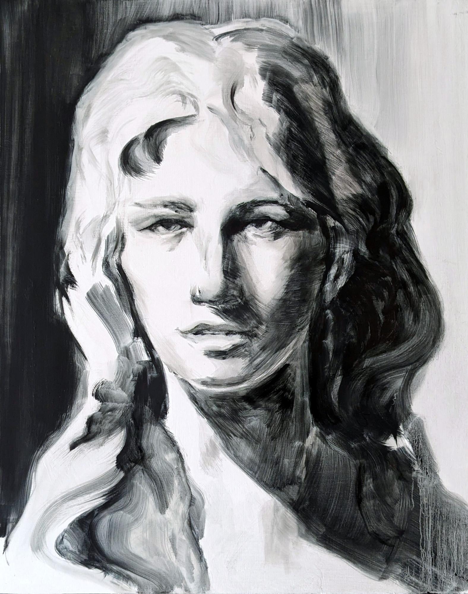 Light On in Black
2025
Oil on Panel
16" x 20"