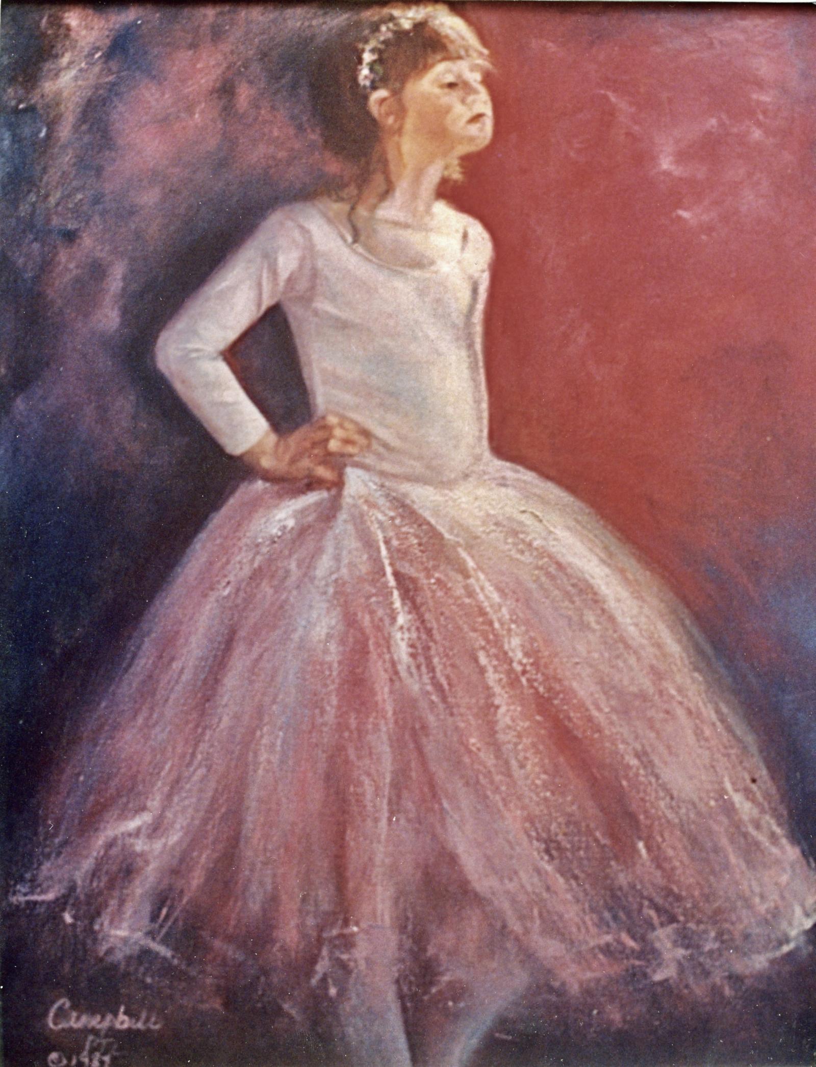 Part of the collection titled, "Ballet Je t'adore" featuring ballet figurative and other images taken from my years as a lover of dance and particularly, Ballet.