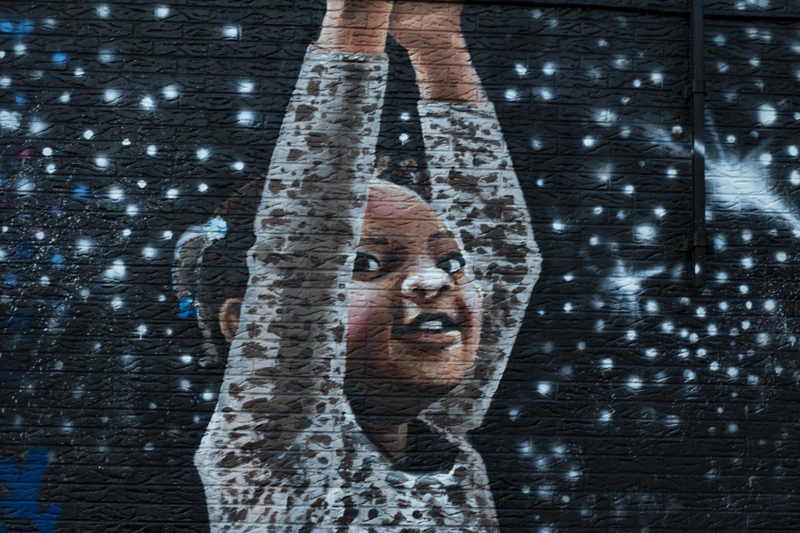 Mural for Girl Scouts of America in Newark NJ 