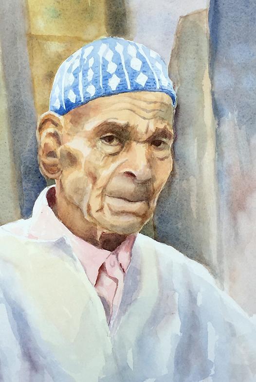 watercolor portrait