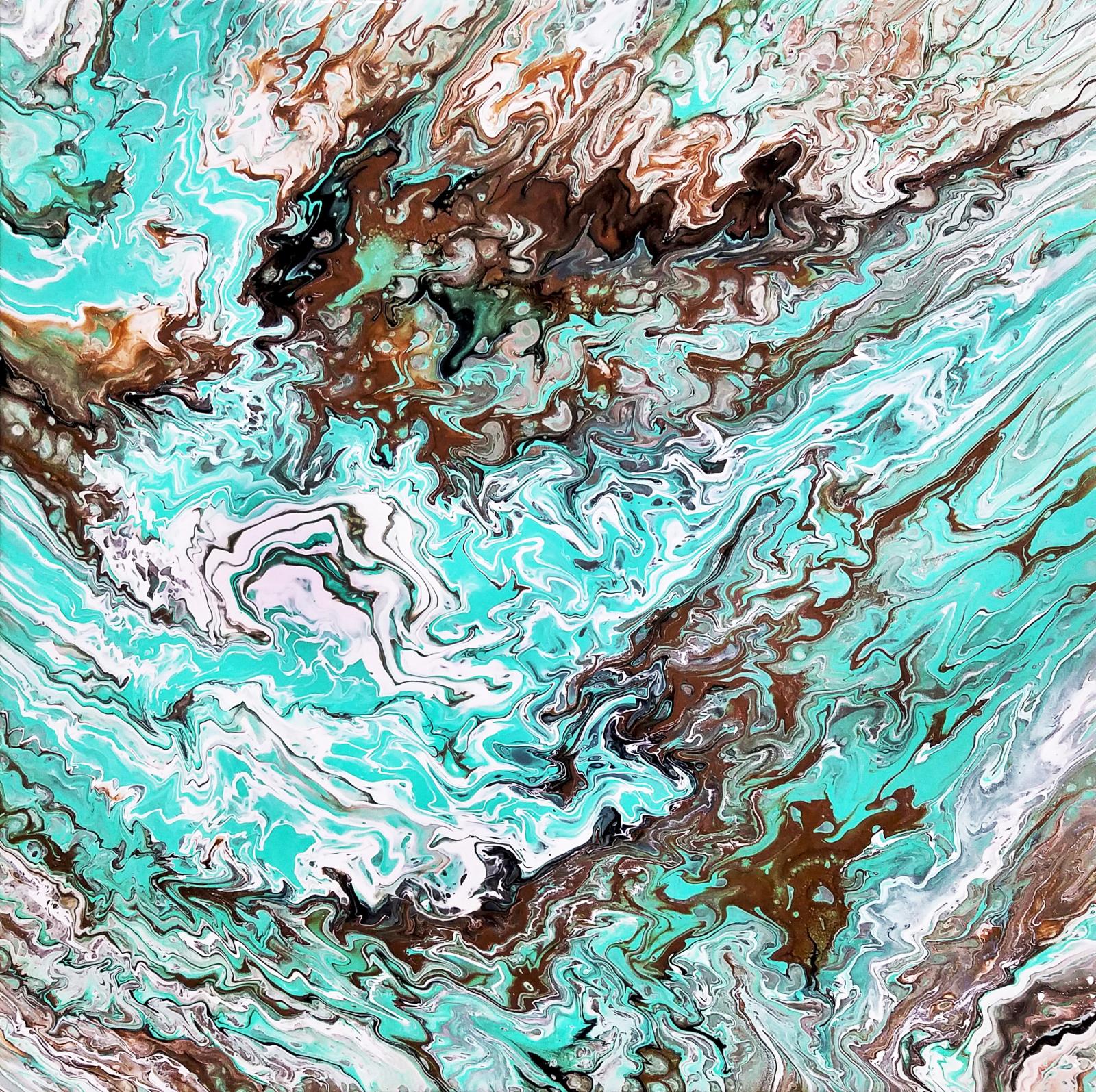 Fluid Acrylic Pouring