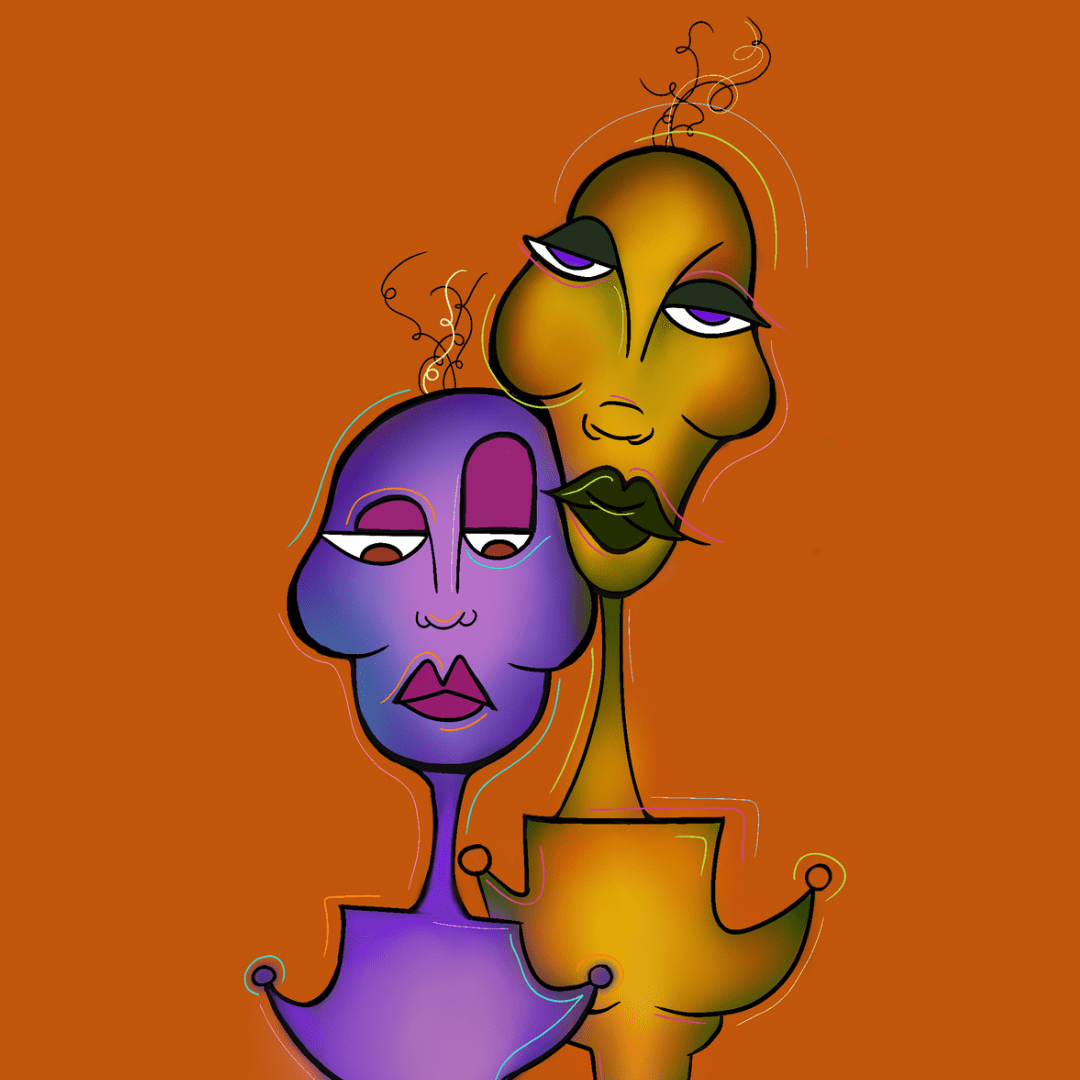 The digital piece allows for intricate detailing, showcasing the delicate nuances of each aura's glow and the seamless transitions between colors. The overall effect is a visual symphony that captures the interconnectedness of energies, inviting viewers to contemplate the beauty that arises when diverse auras come together in perfect harmony. "Merging Auras" serves as a testament to the universal language of energy and the profound beauty that emerges when auras connect with one another.