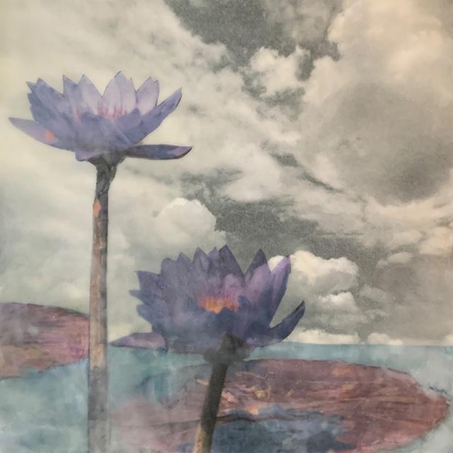 Multiple layers of encaustic, digital imagery, tengucho printmaking paper.
On view at the Smithsonian Artists-at-Work exhibit, March 2024-March 2025, Ripley Center on the National Mall.