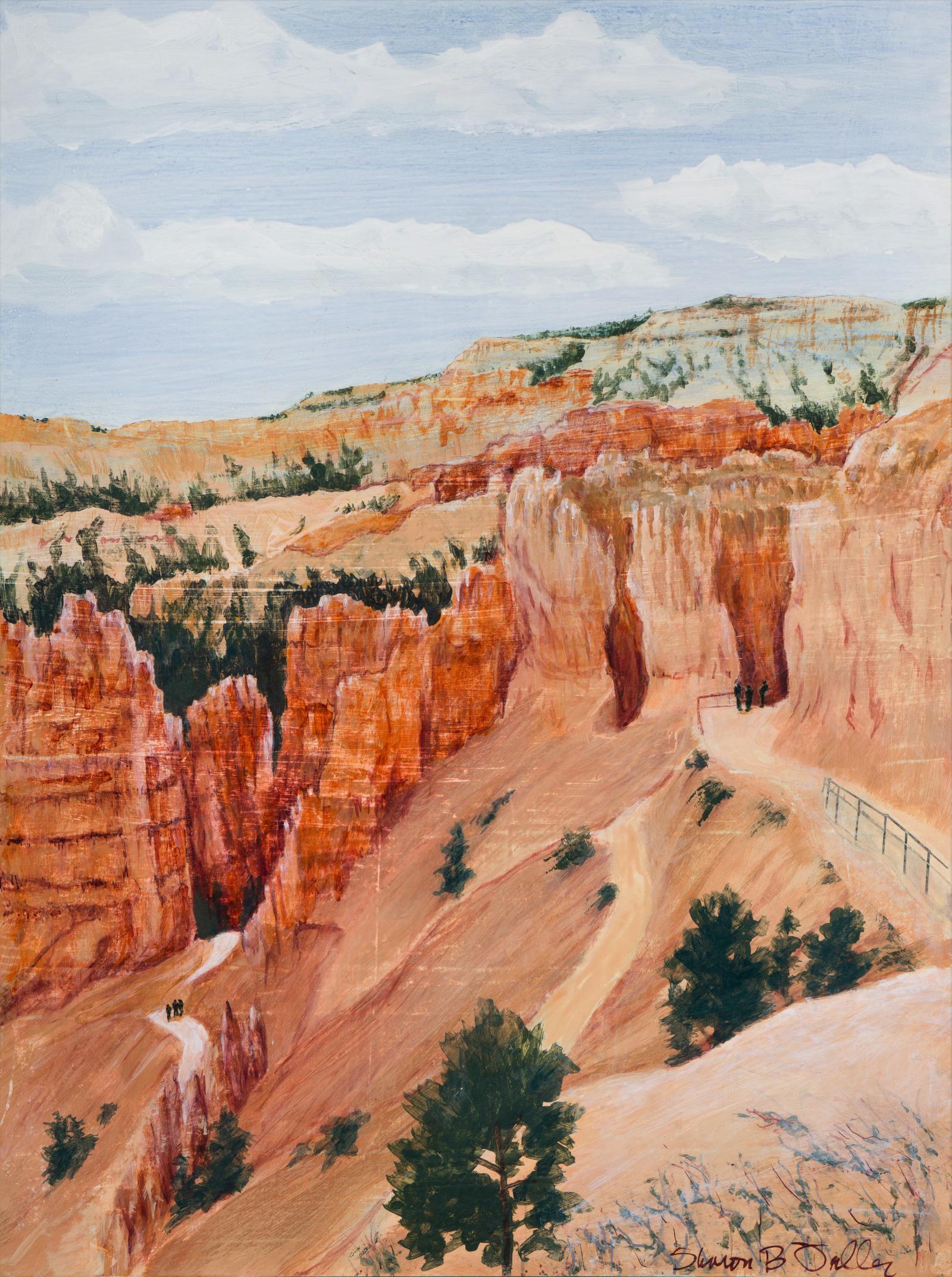 The trail takes you down into the rock formations (hoodoos) of Bryce Canyon National Park and into this magical landscape.