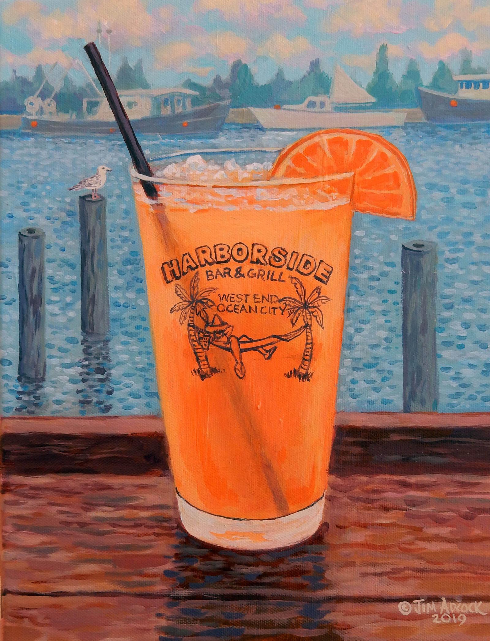"Orange Crush" Acrylic on canvas.