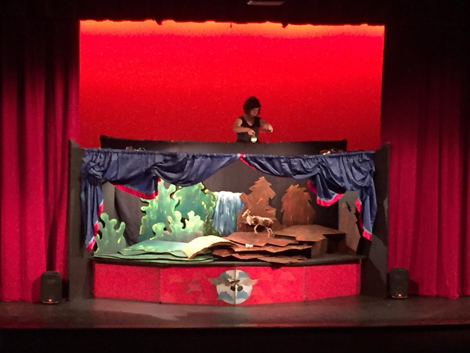 Black Cherry's touring marionette theater with a performance of "Billy Goats Gruff'kin."