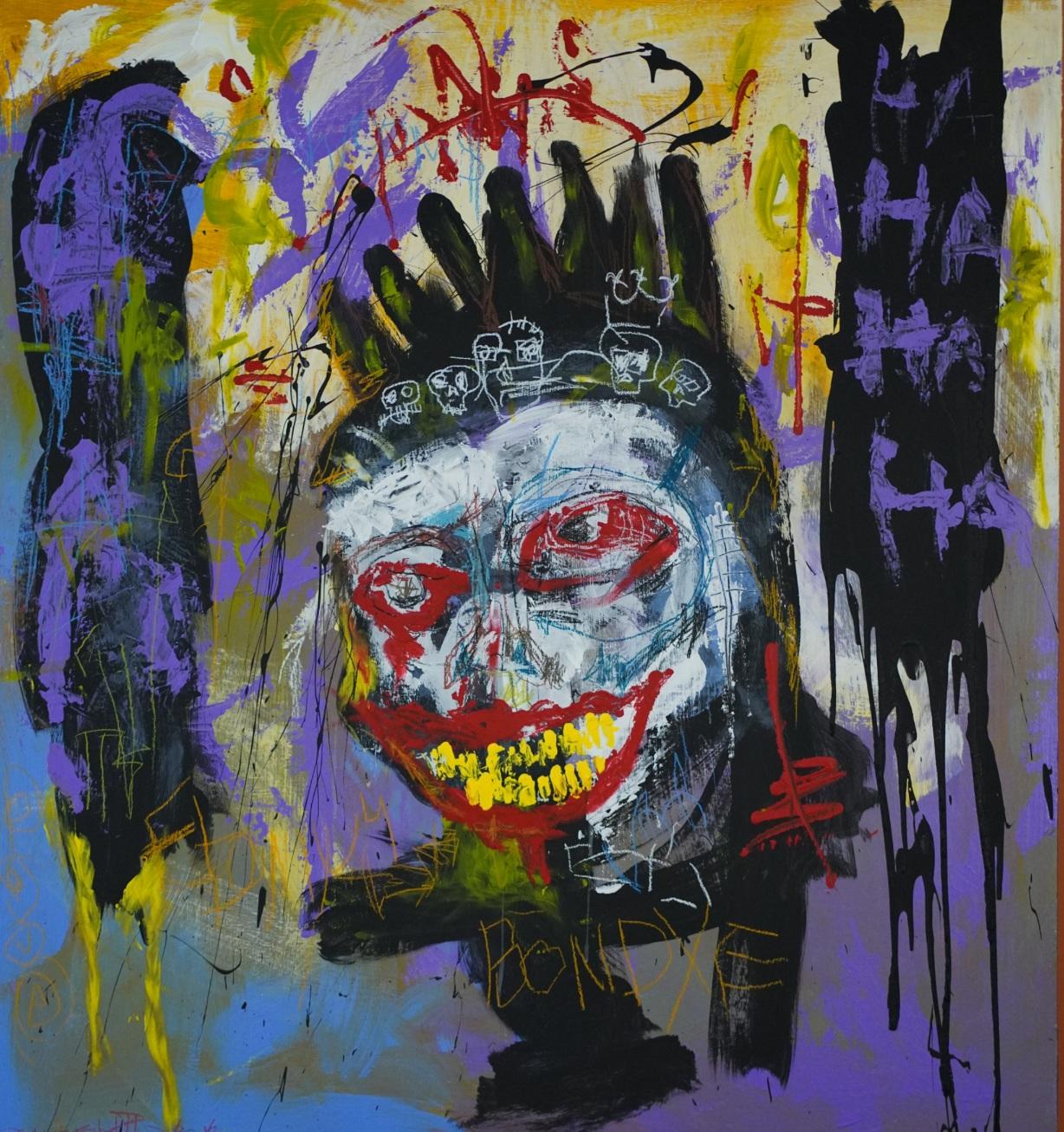 This is a self portraiture of The Joker as a Black Man from New Orleans.
